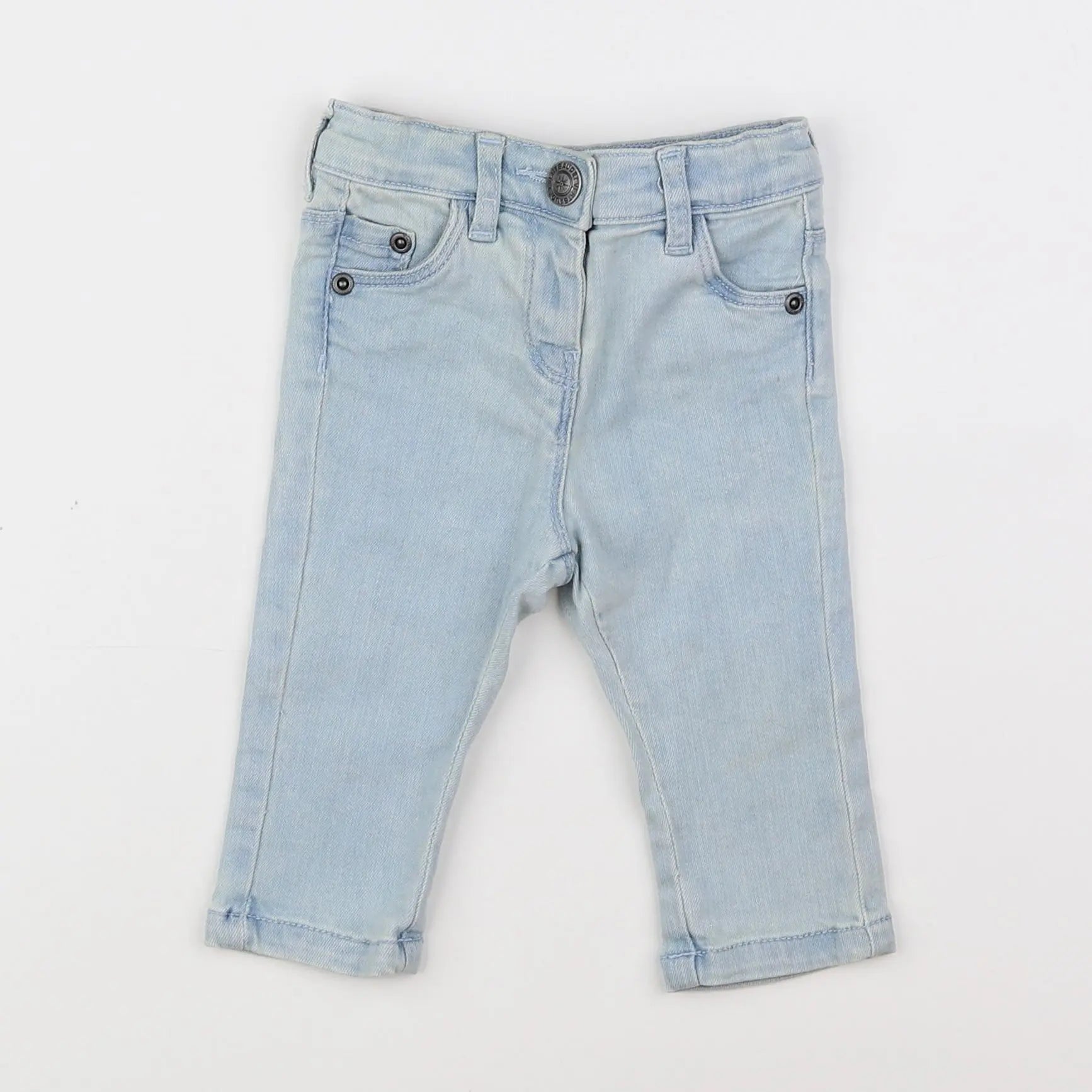 Vertbaudet - jean bleu - 3 mois
