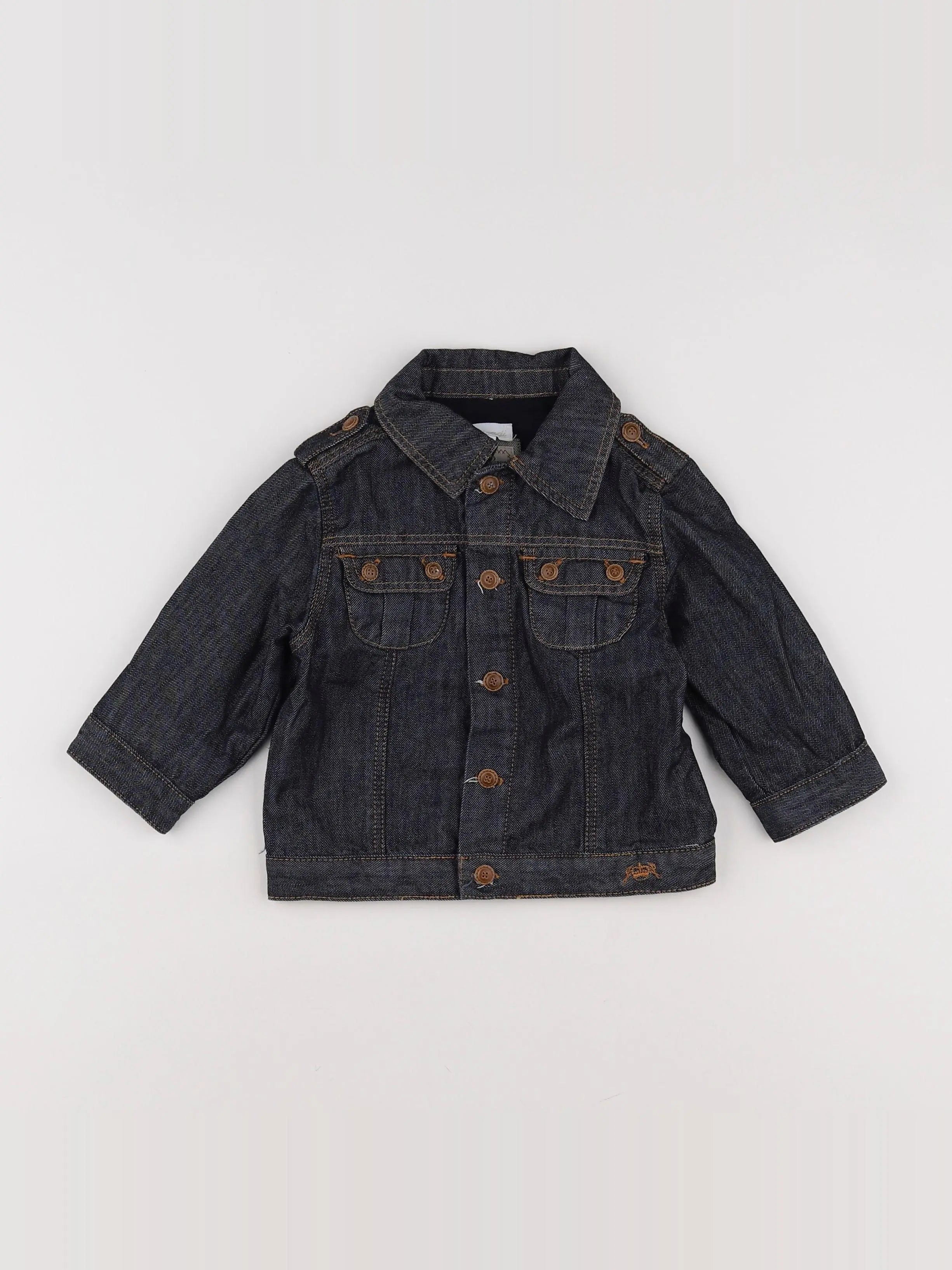 Jacadi - veste bleu - 12 mois