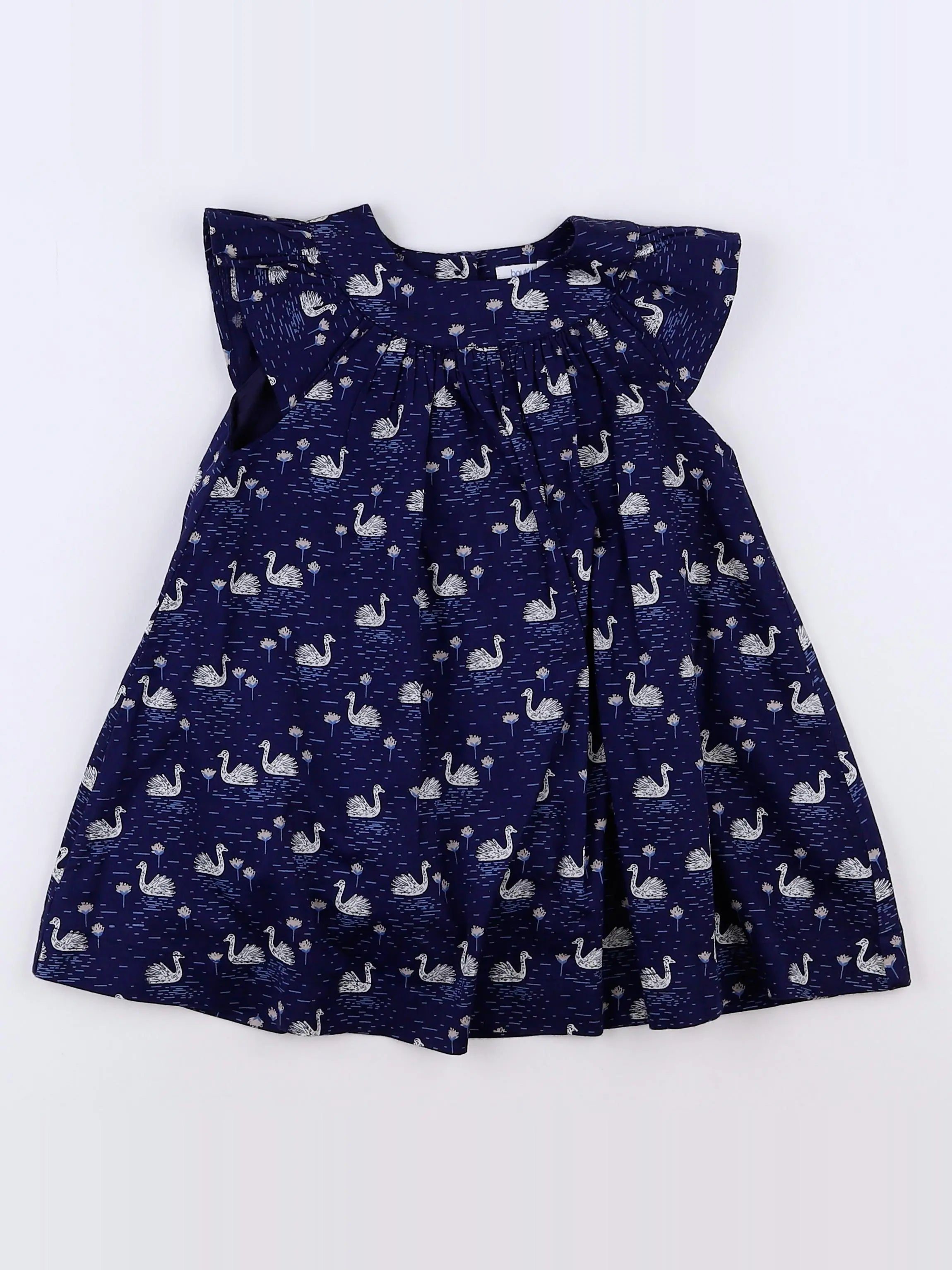Boutchou - robe bleu - 12 mois