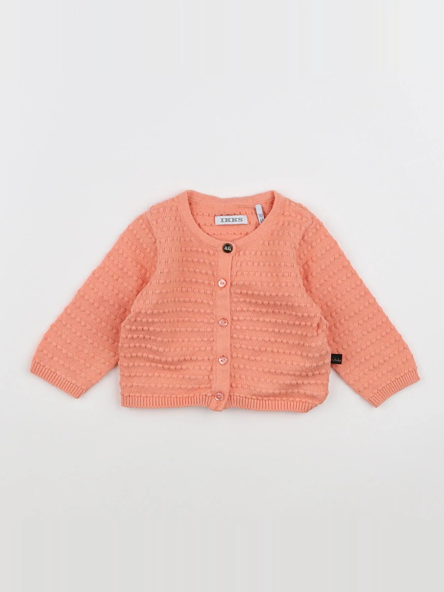 IKKS - gilet orange - 3 mois