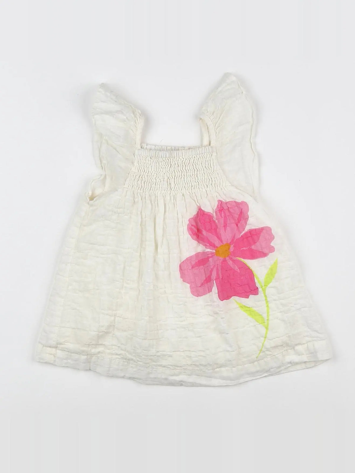 Zara - robe blanc - 9 mois