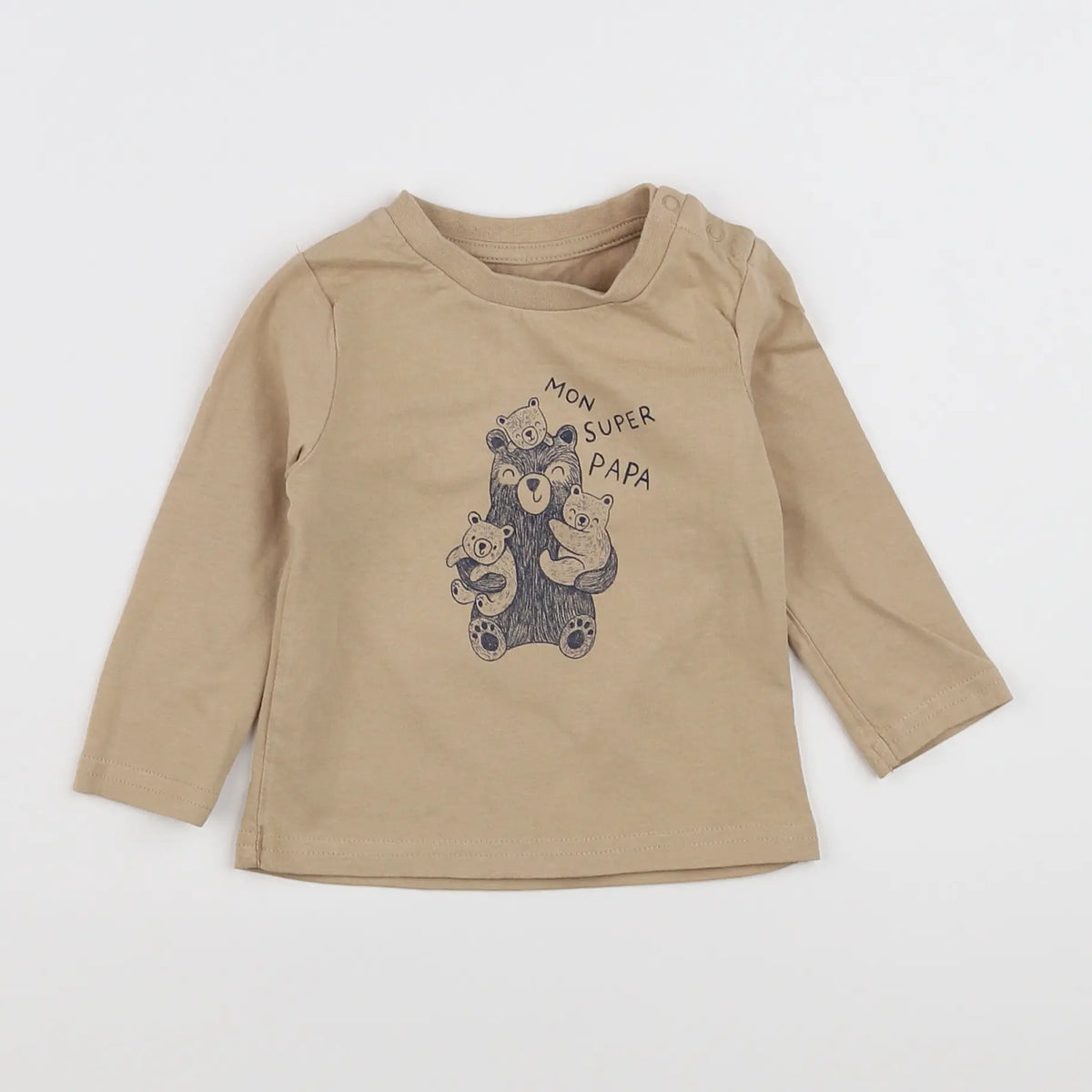 Vertbaudet - tee-shirt blanc - 6 mois