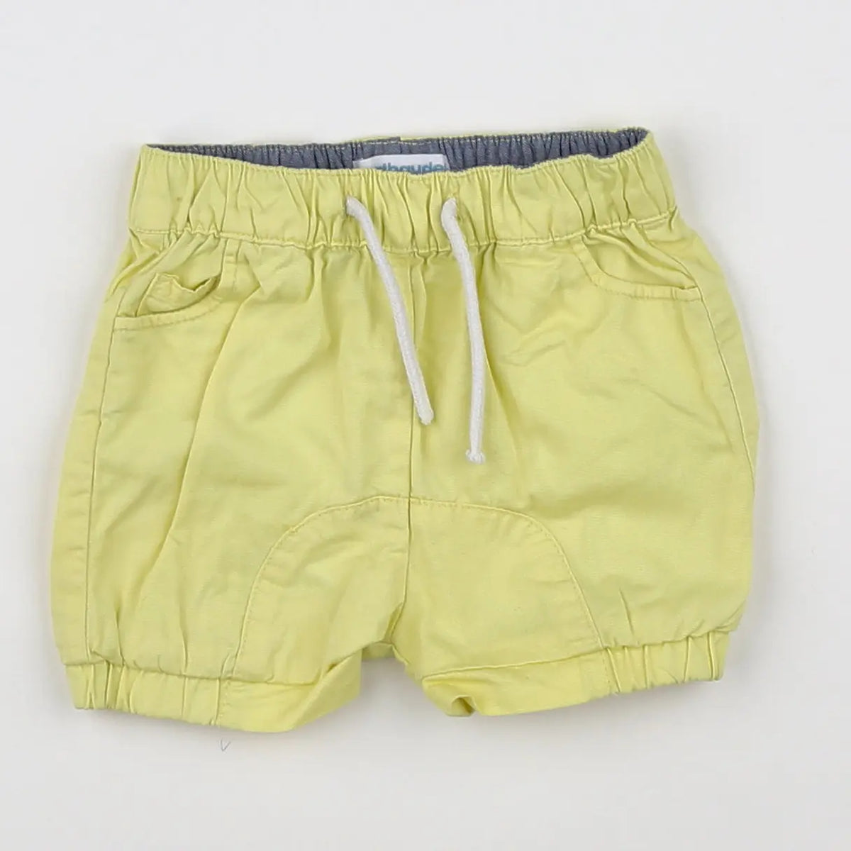 Vertbaudet - short jaune - 9 mois
