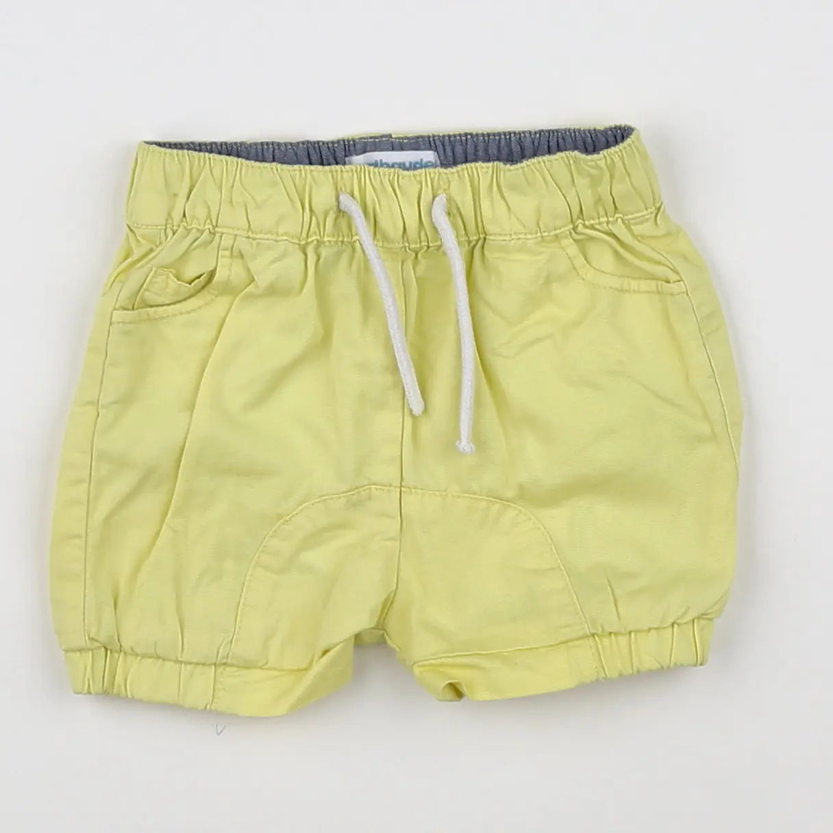 Vertbaudet - short jaune - 9 mois