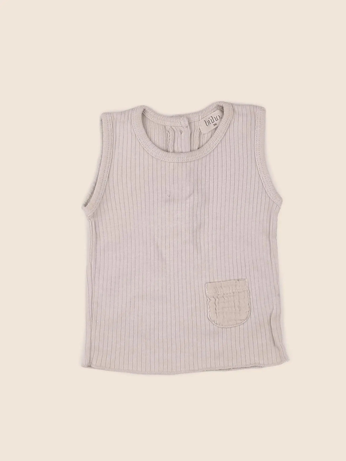 Buho - débardeur beige - 3 mois