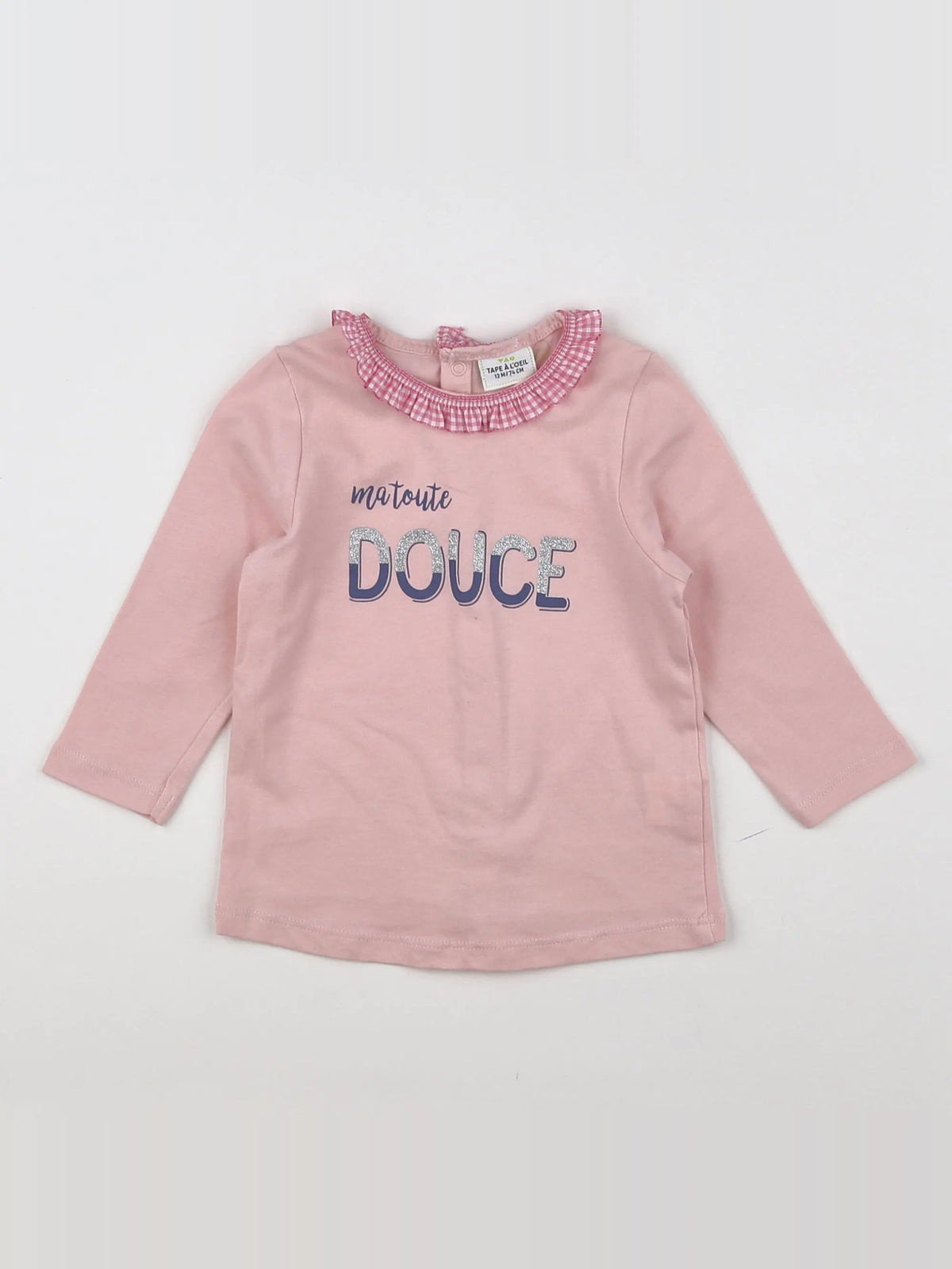 Tape à l'oeil - tee-shirt rose - 12 mois