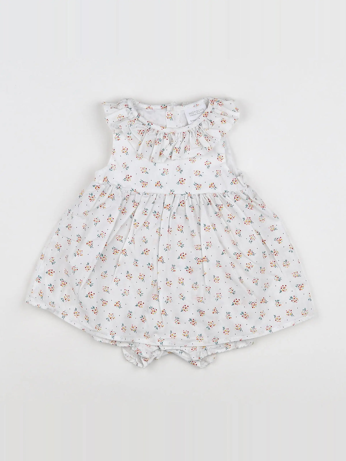 Natalys - robe blanc - 3 mois