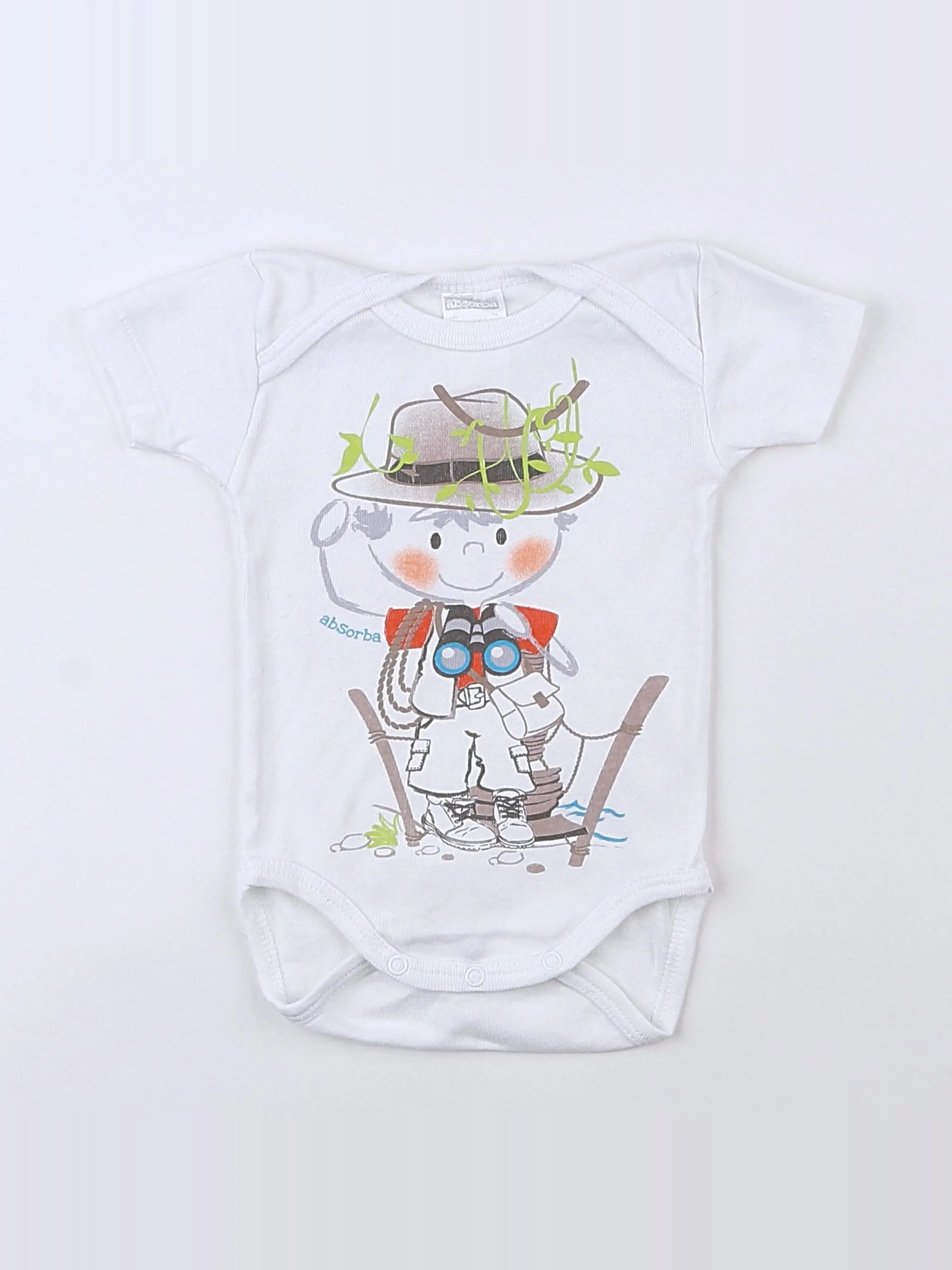 Absorba - body blanc - 3 mois