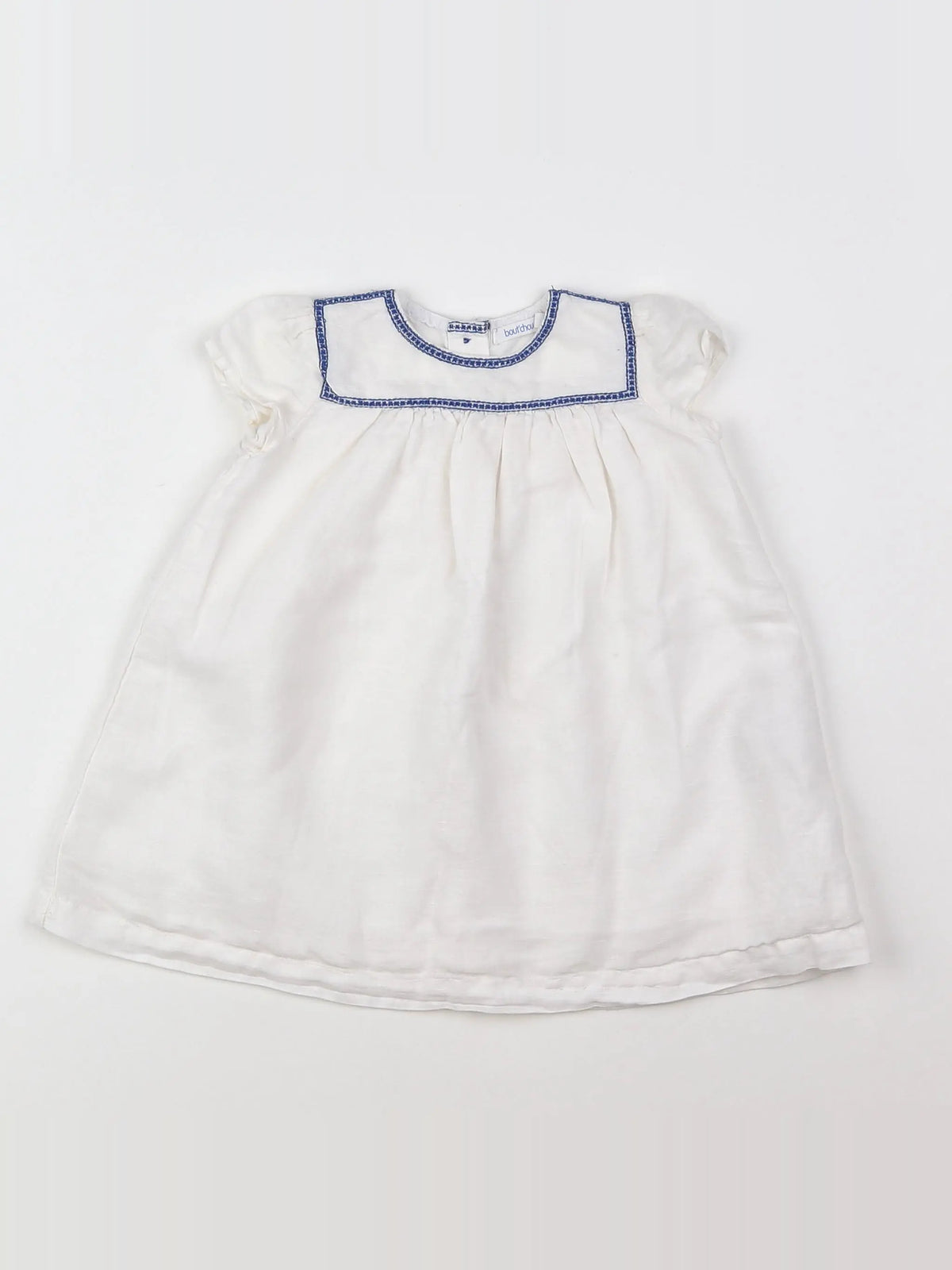 Boutchou - robe blanc - 9 mois