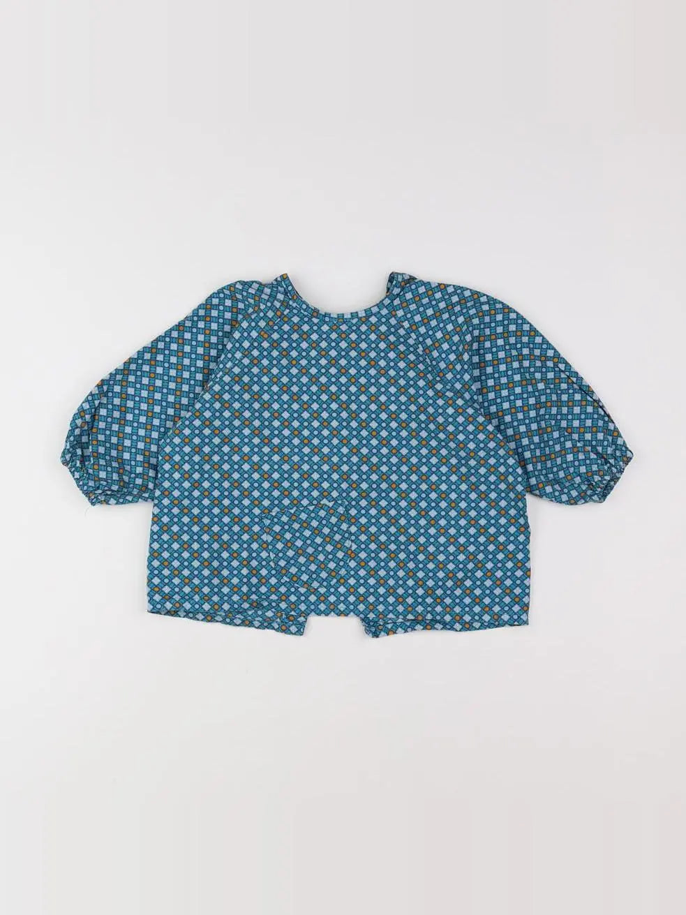 Petit Pan - blouse bleu - 12/18 mois