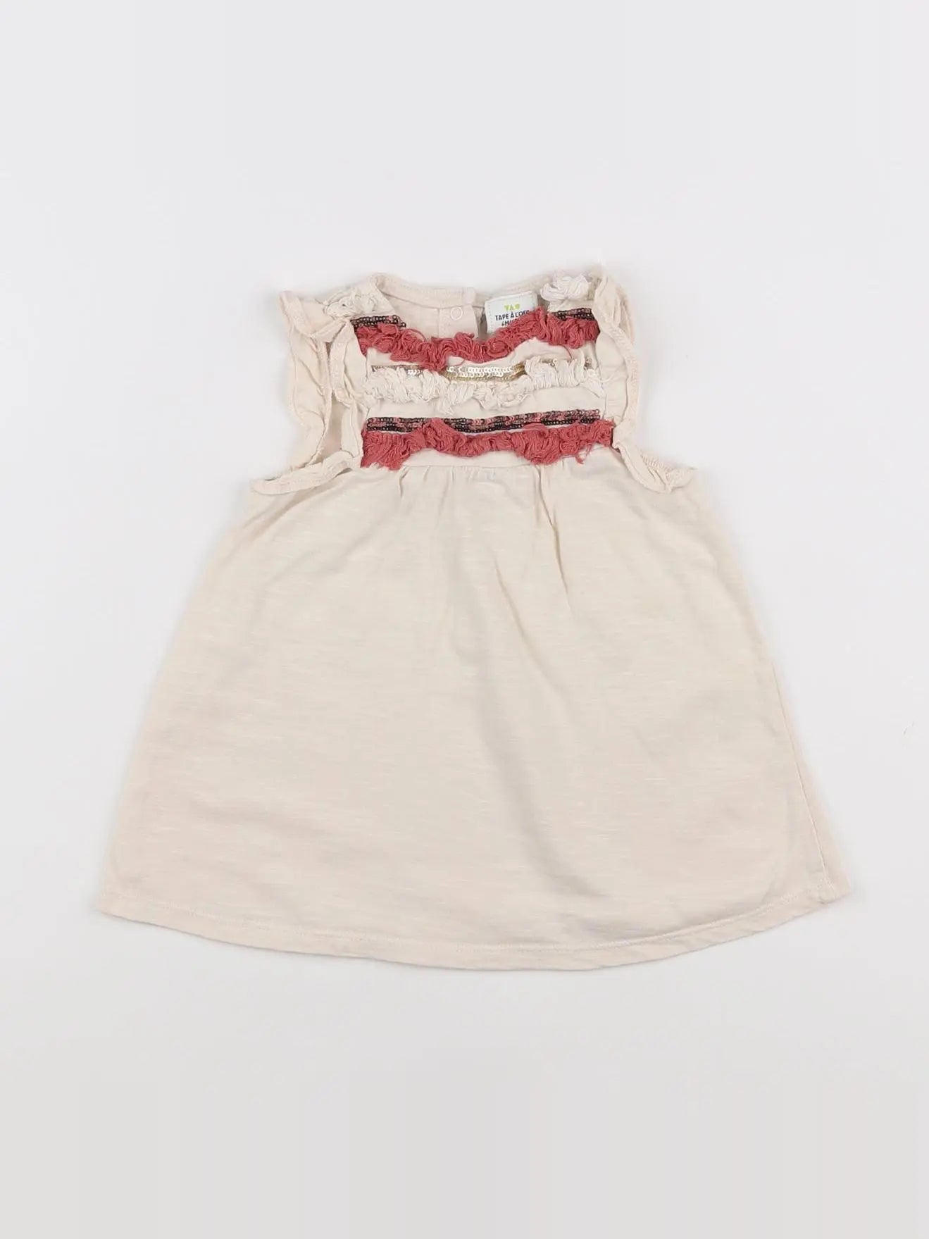 Tape à l'oeil - robe rose - 6 mois