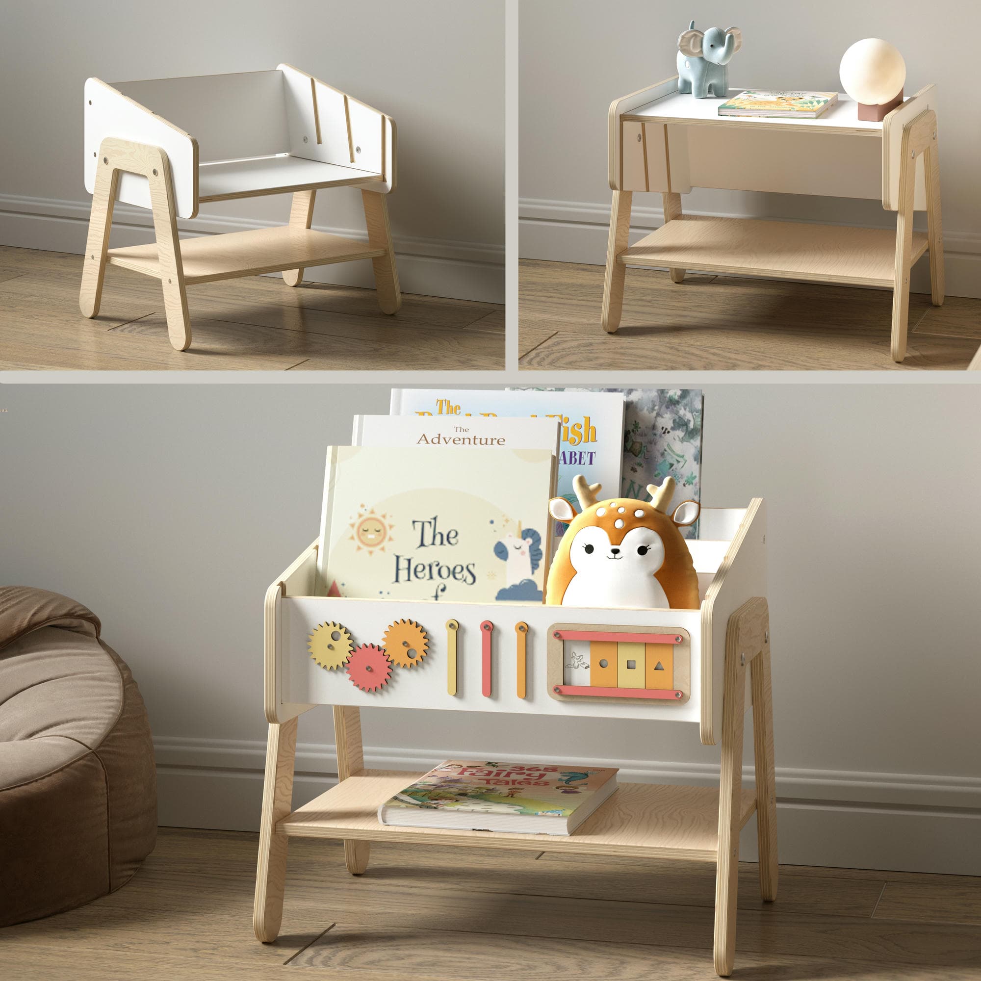 Bibliothèque enfant / Siège LILU