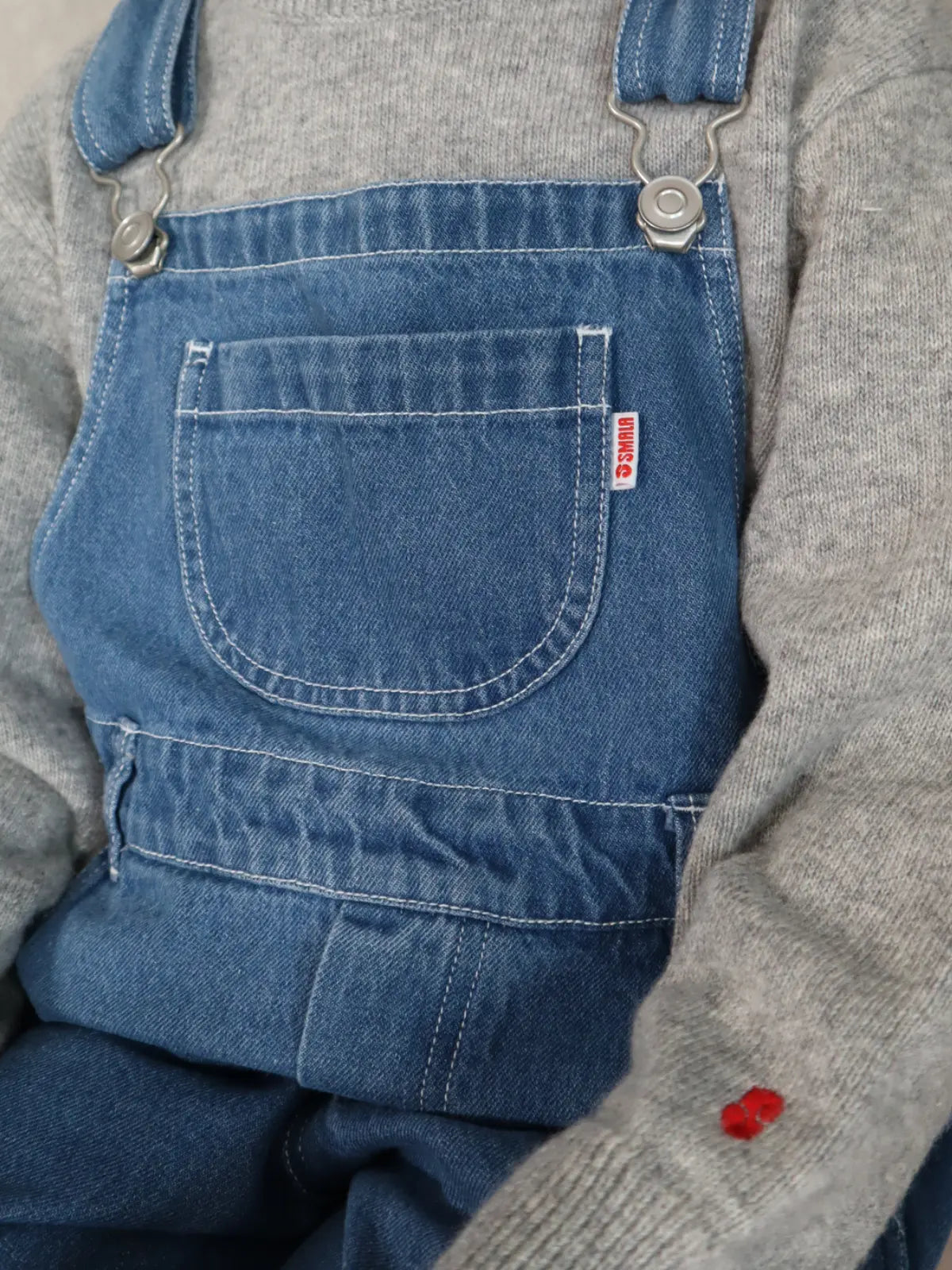 La salopette Bleu