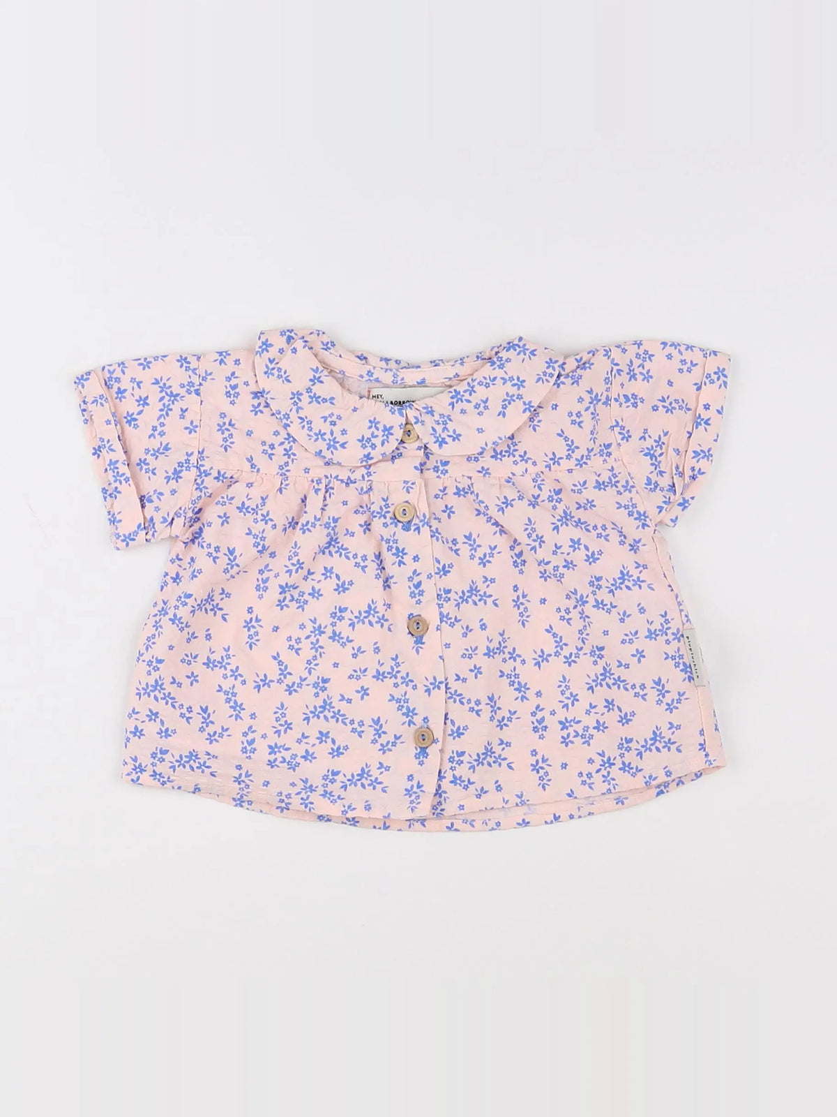 Piupiuchick - blouse rose - 3 mois