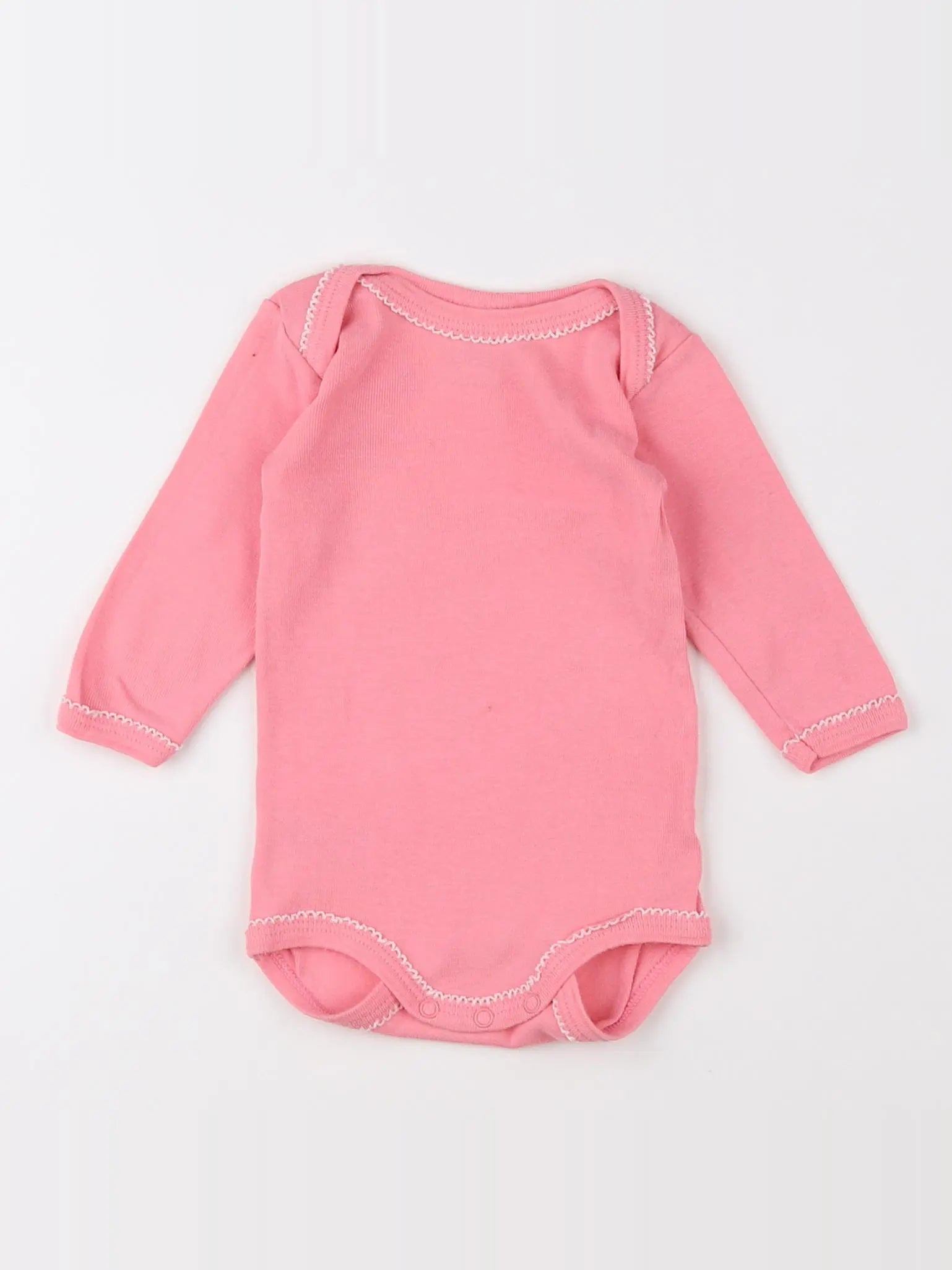 Petit Bateau - body rose - 3 mois