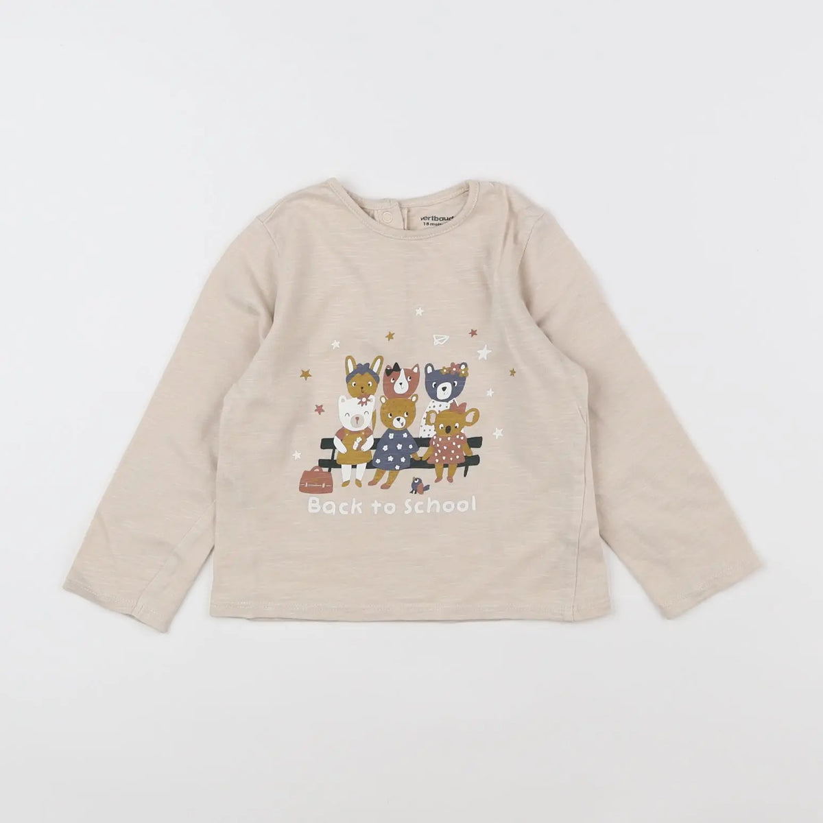Vertbaudet - tee-shirt rose - 18 mois
