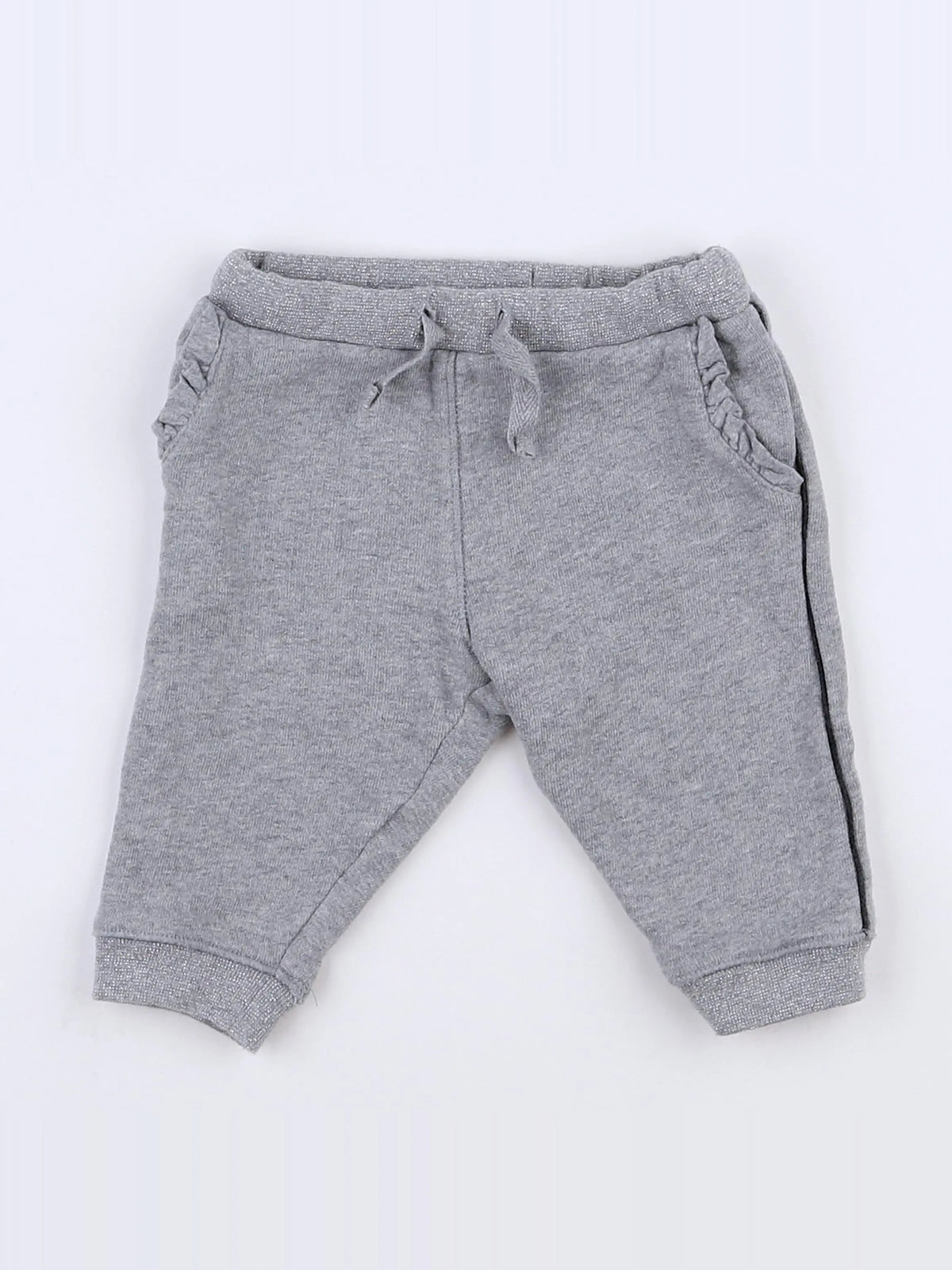 Cadet Rousselle - jogging gris, argent - 3 mois