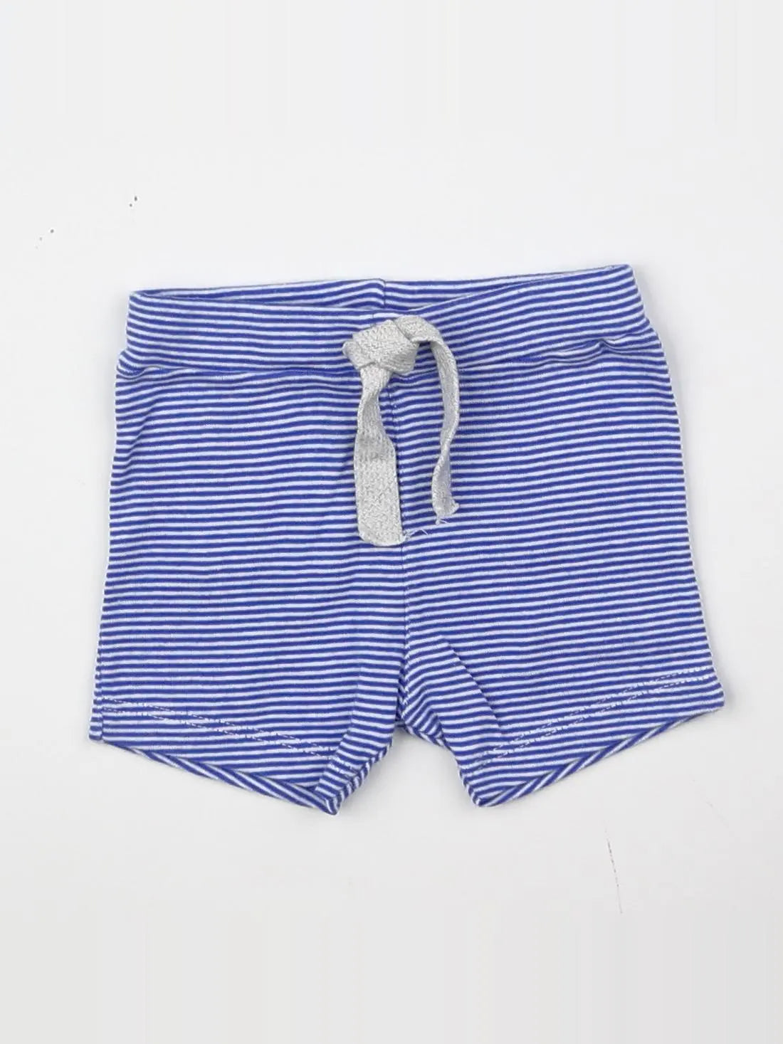 Petit Bateau - short blanc, bleu - 3 mois