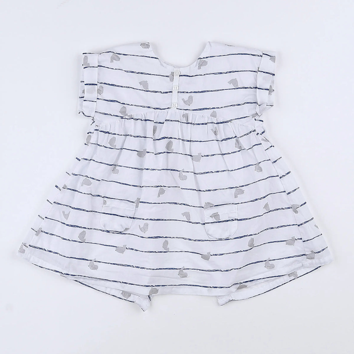 Vertbaudet - robe blanc - 9 mois