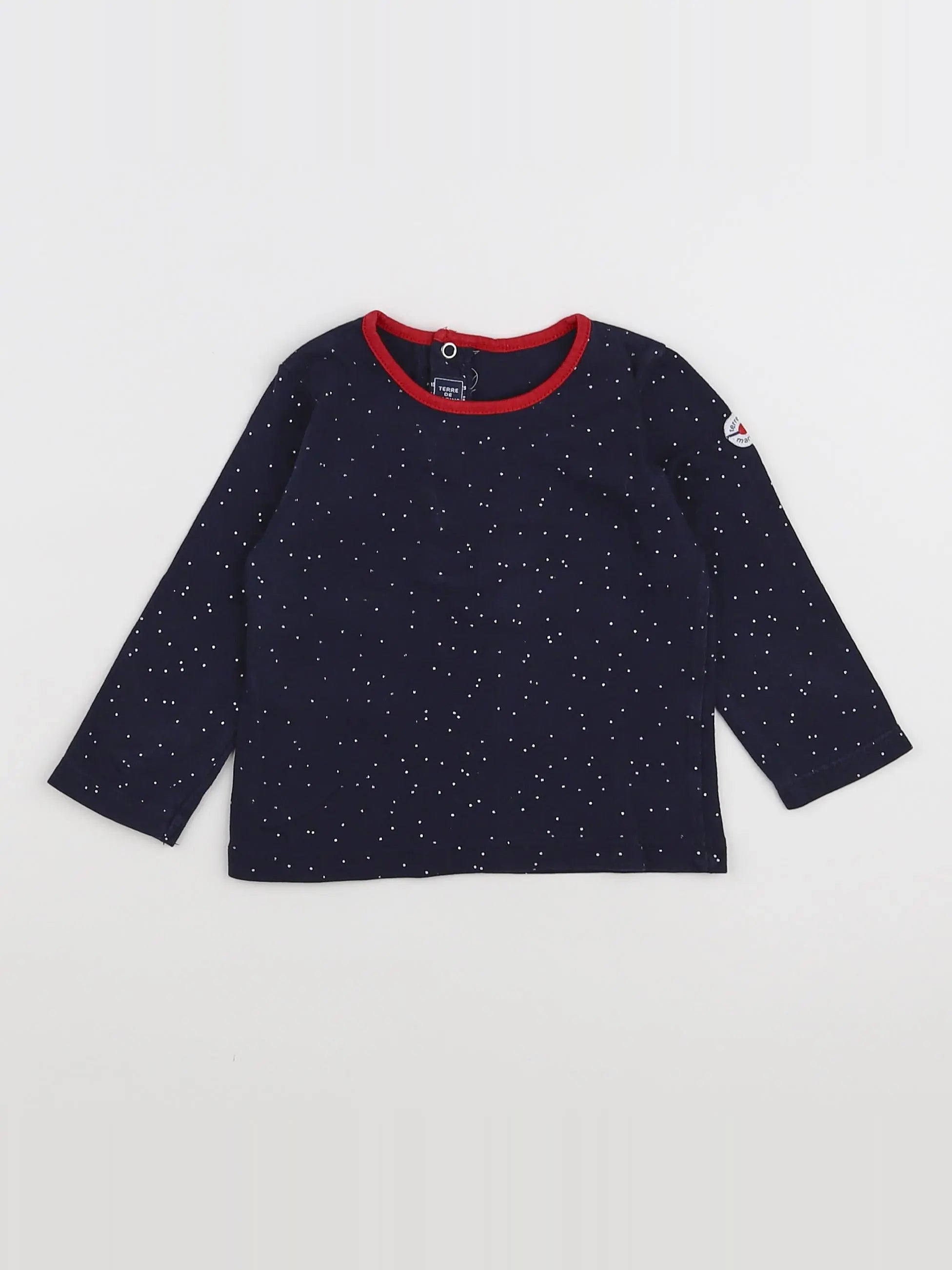 Terre de marins - tee-shirt bleu - 12 mois