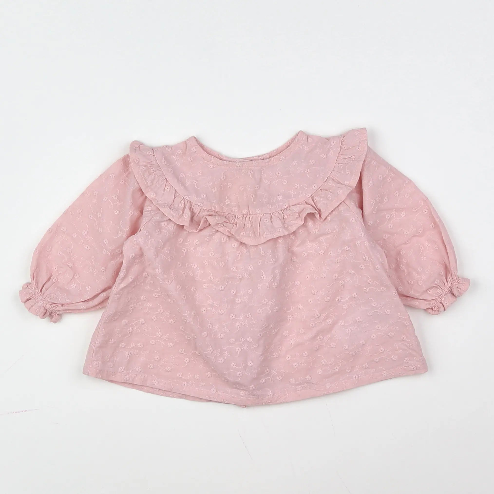 Vertbaudet - blouse rose - 3 mois