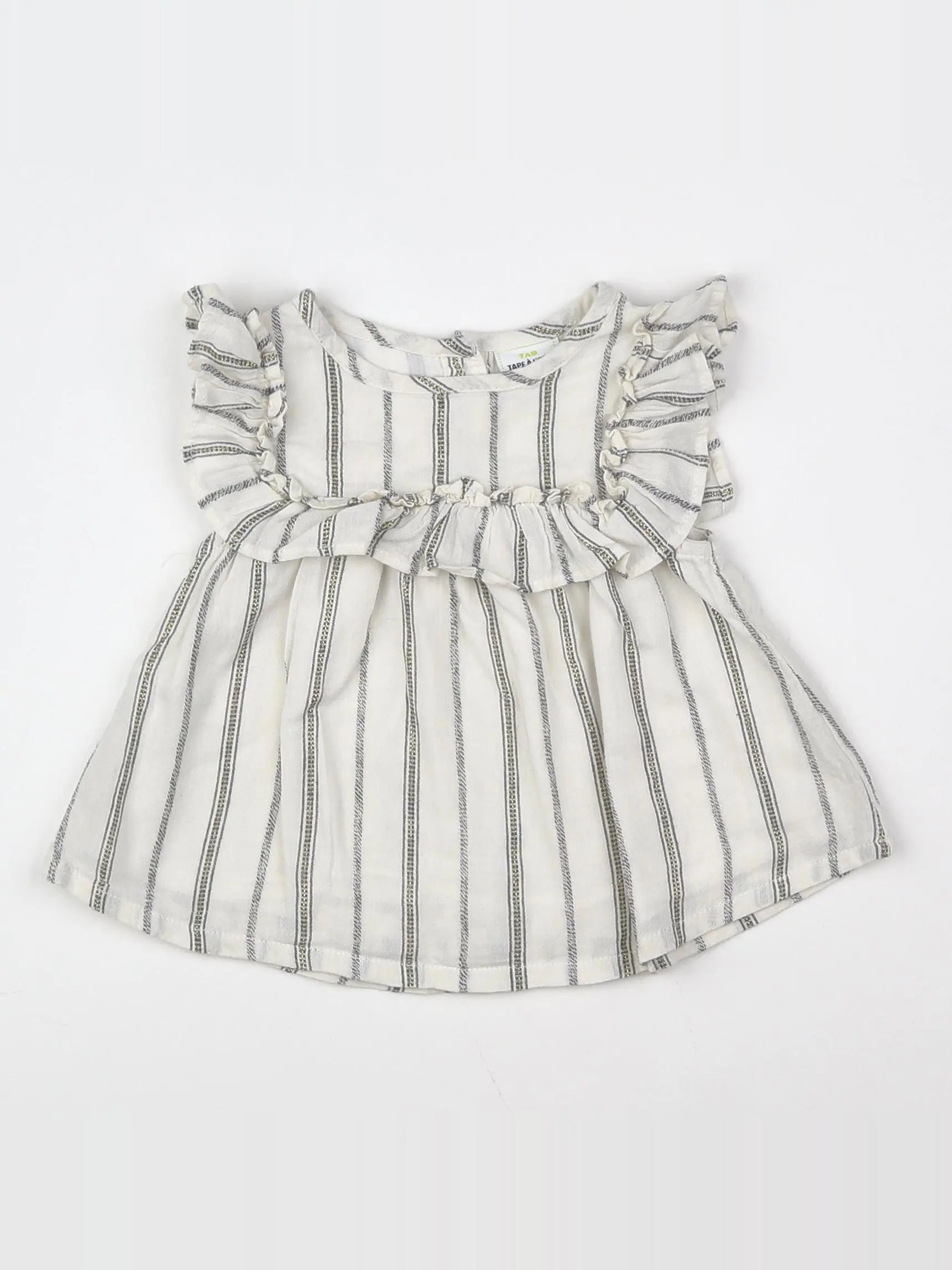 Tape à l'oeil - robe beige, or - 6 mois