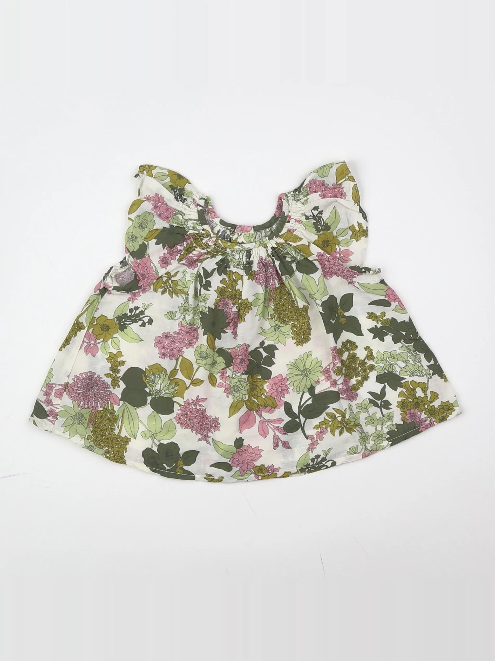 Bonpoint - blouse vert - 6 mois