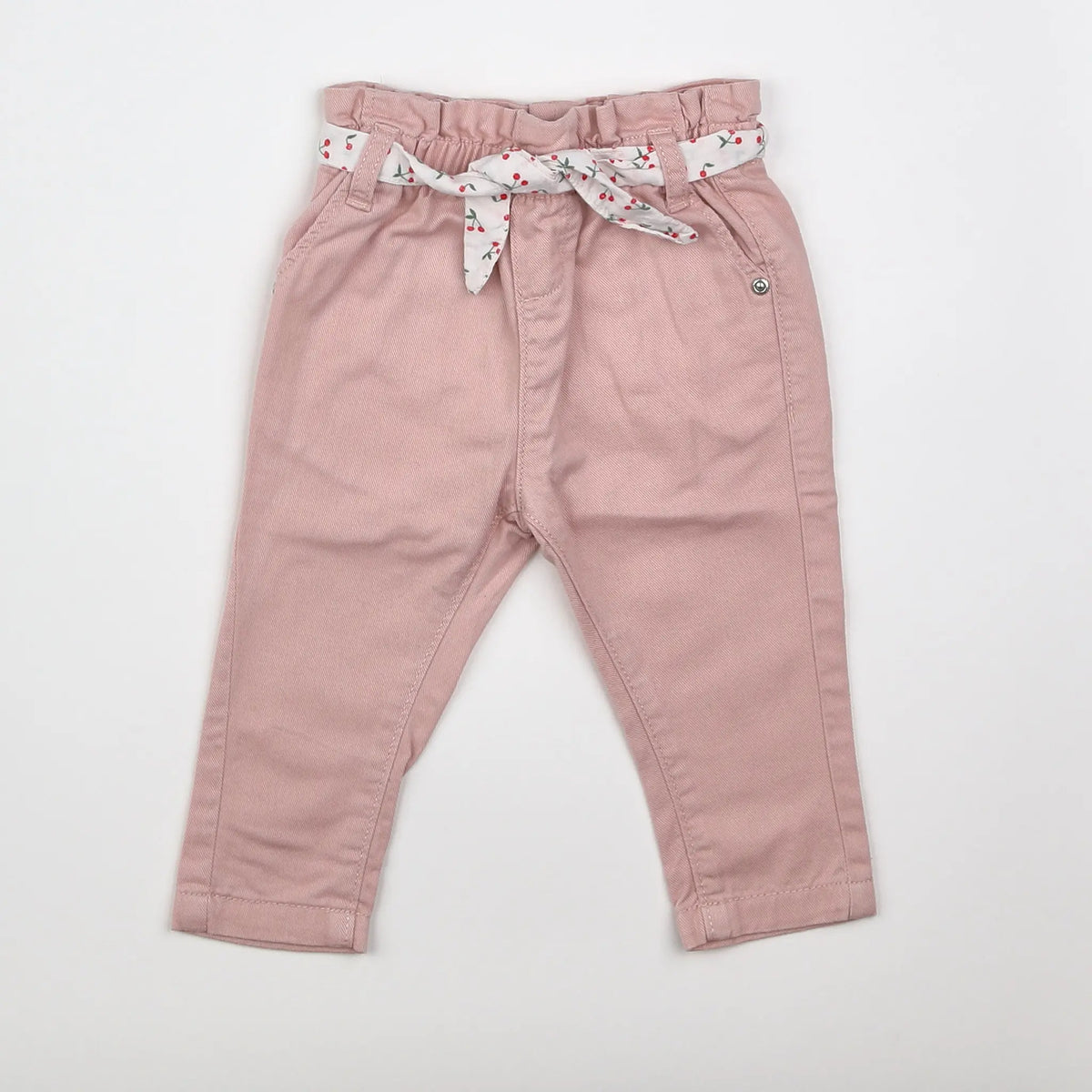 Vertbaudet - pantalon rose - 9 mois