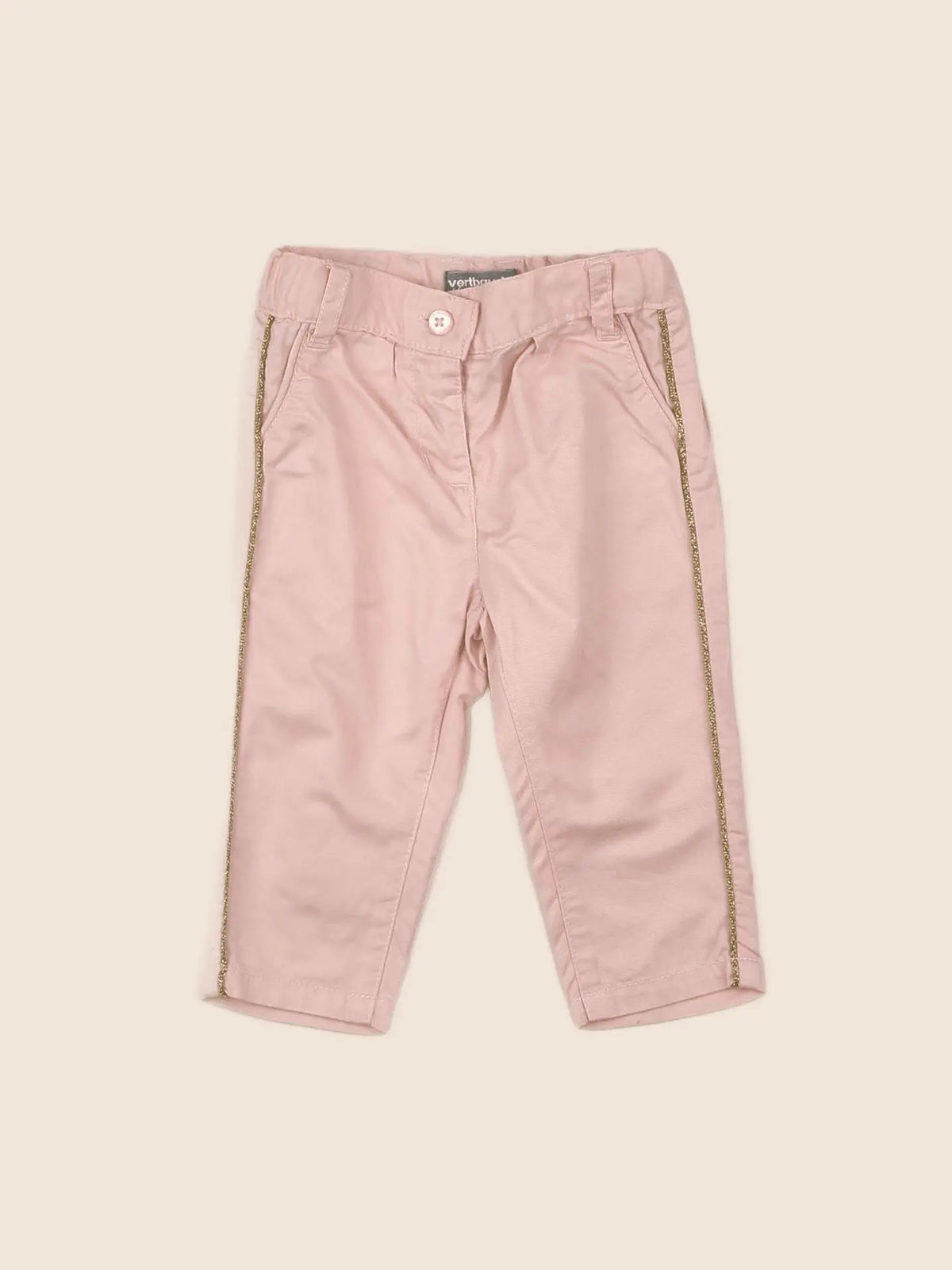 Vertbaudet - pantalon rose - 6 mois