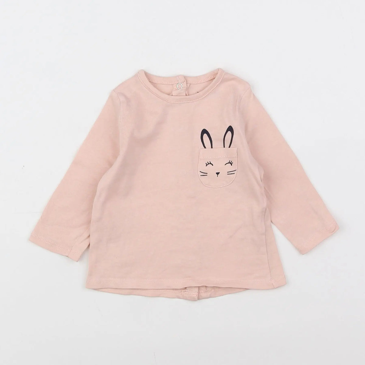 Vertbaudet - tee-shirt rose - 3 mois