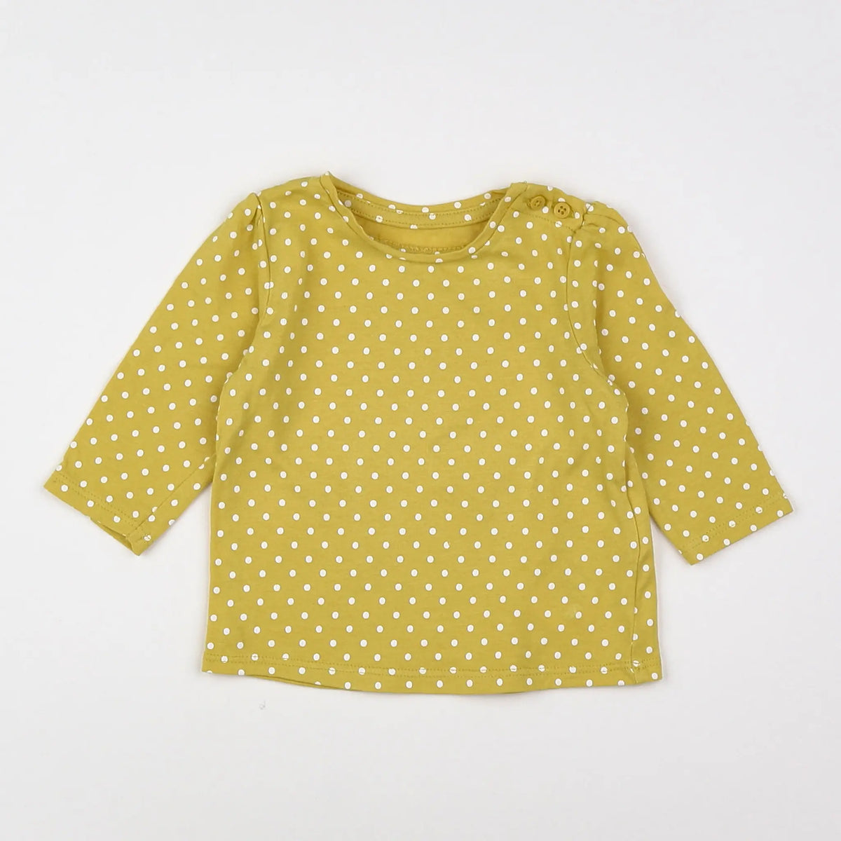 Vertbaudet - tee-shirt jaune - 3 mois