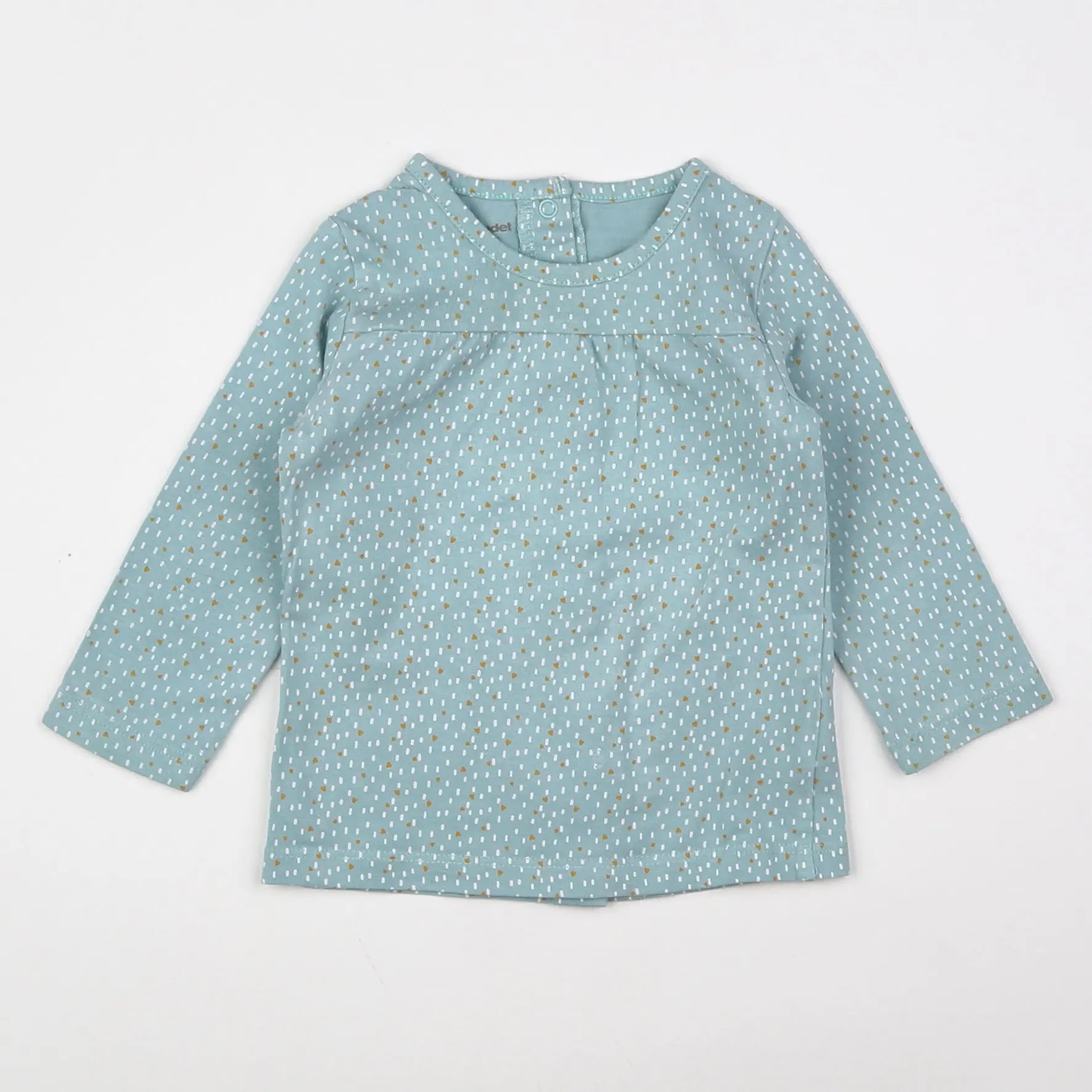 Vertbaudet - tee-shirt vert - 6 mois