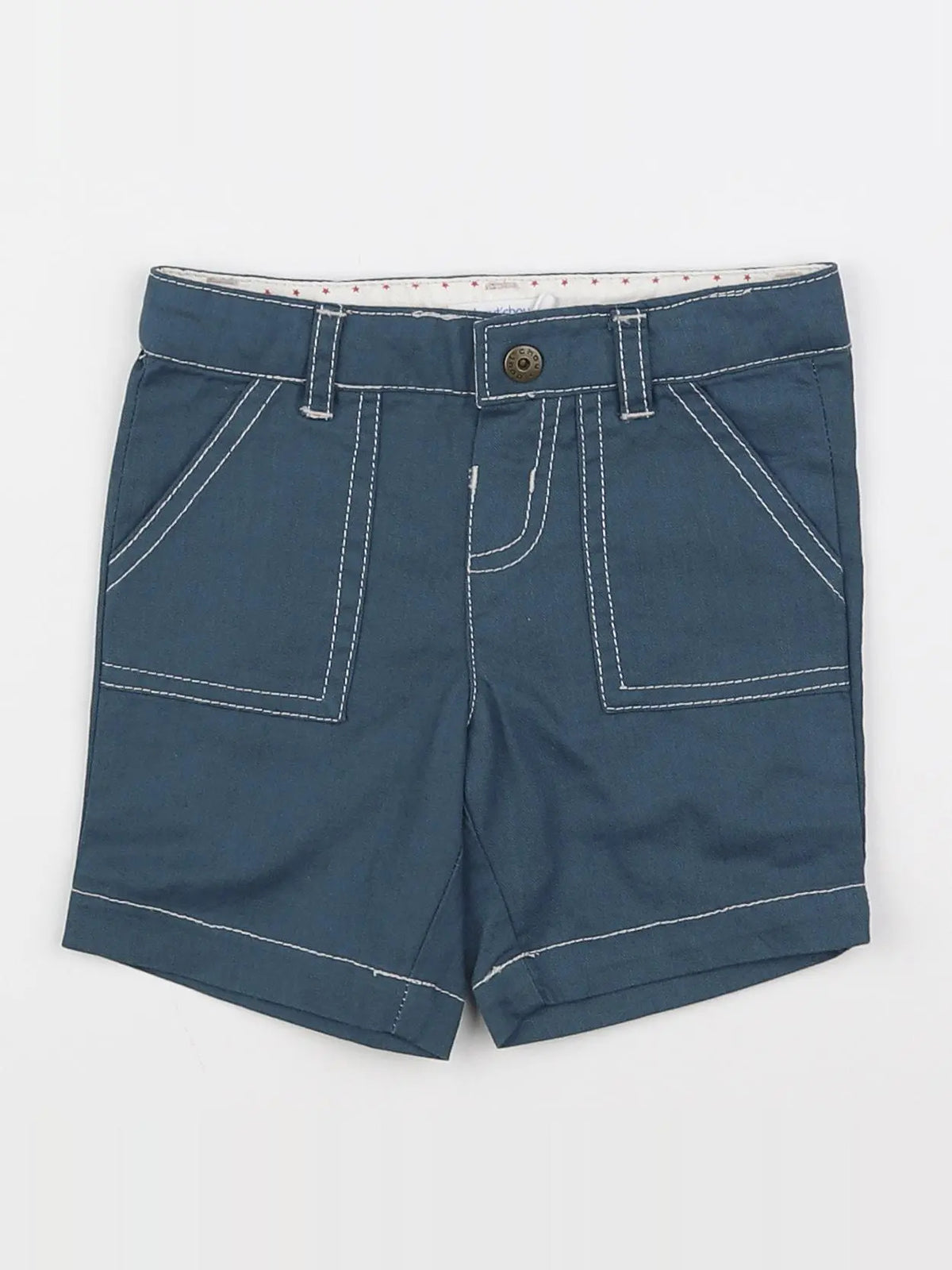 Boutchou - short bleu - 6 mois