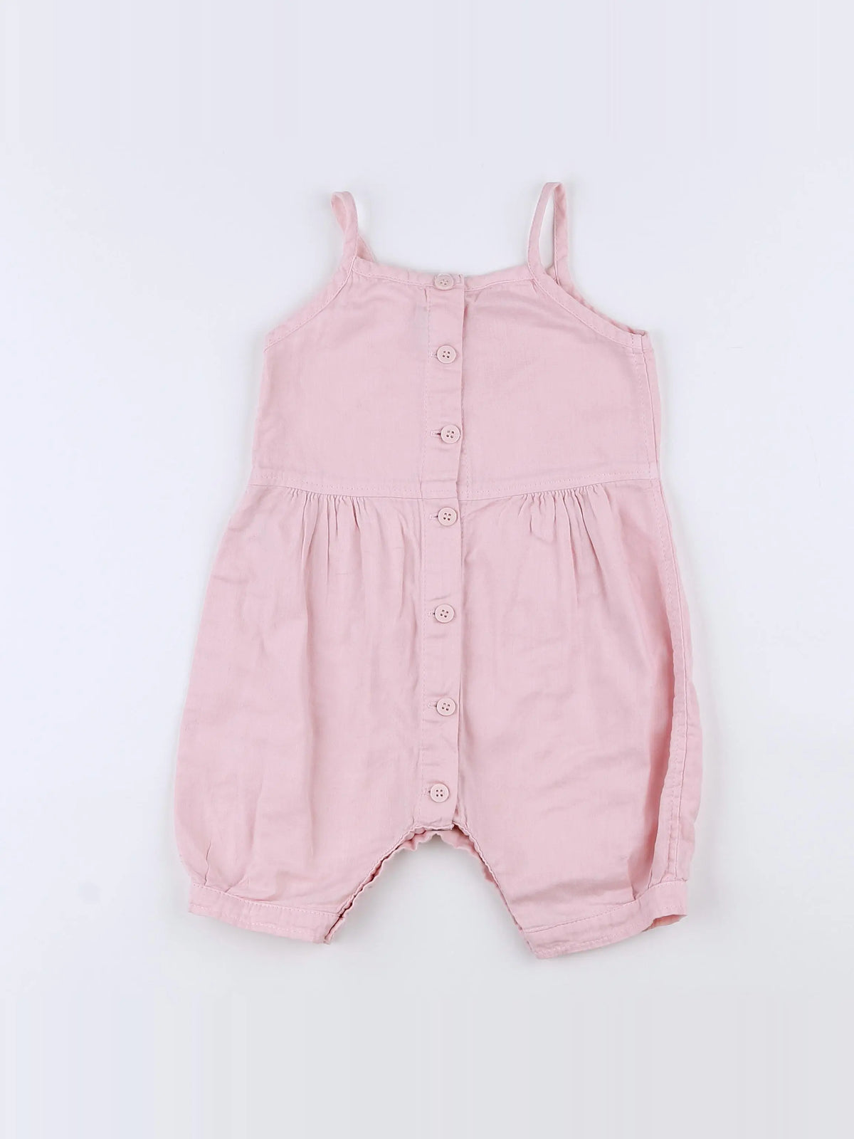 Petit Bateau - combinaison rose - 12 mois