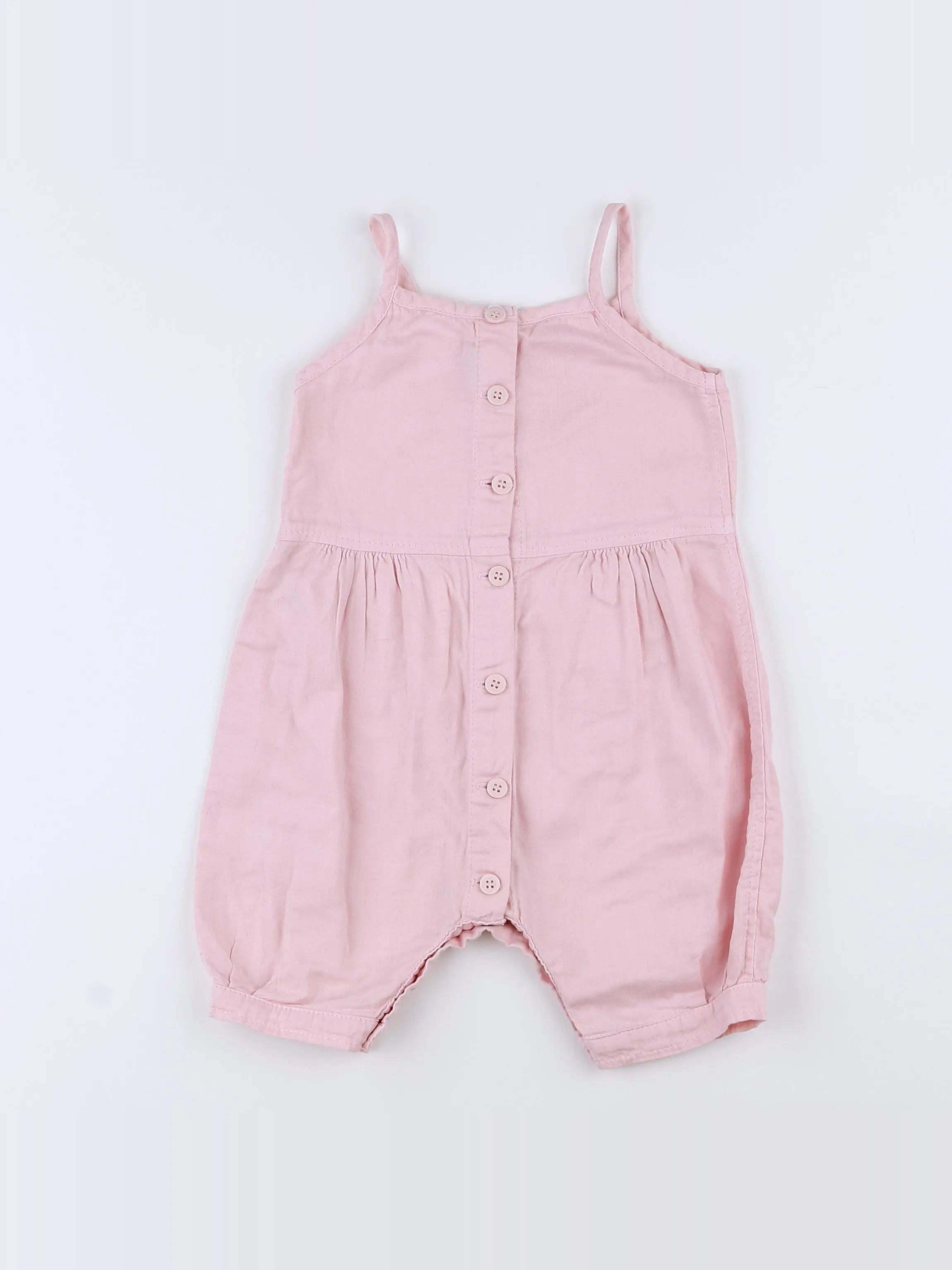 Petit Bateau - combinaison rose - 12 mois
