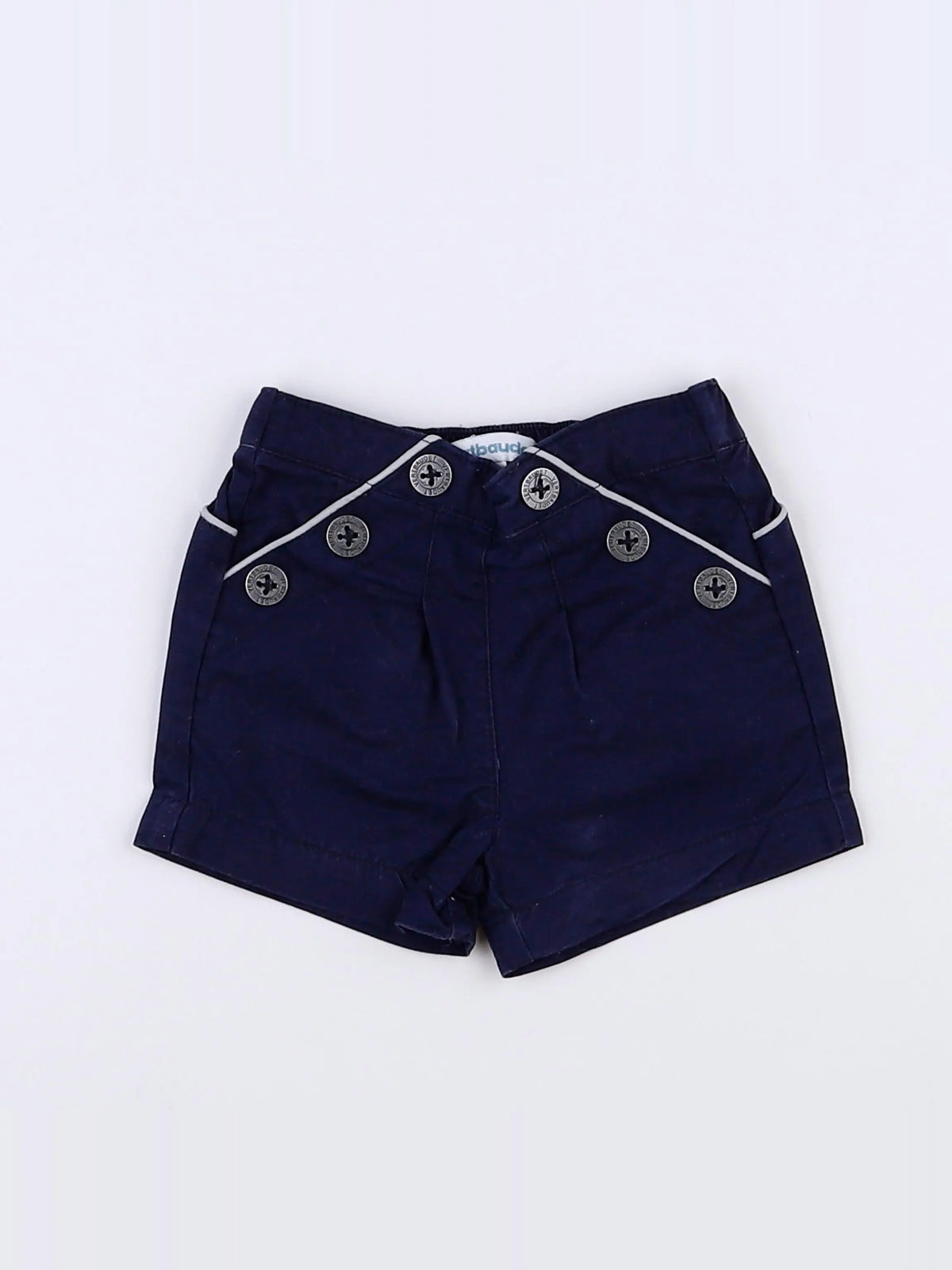 Vertbaudet - short bleu - 3 mois