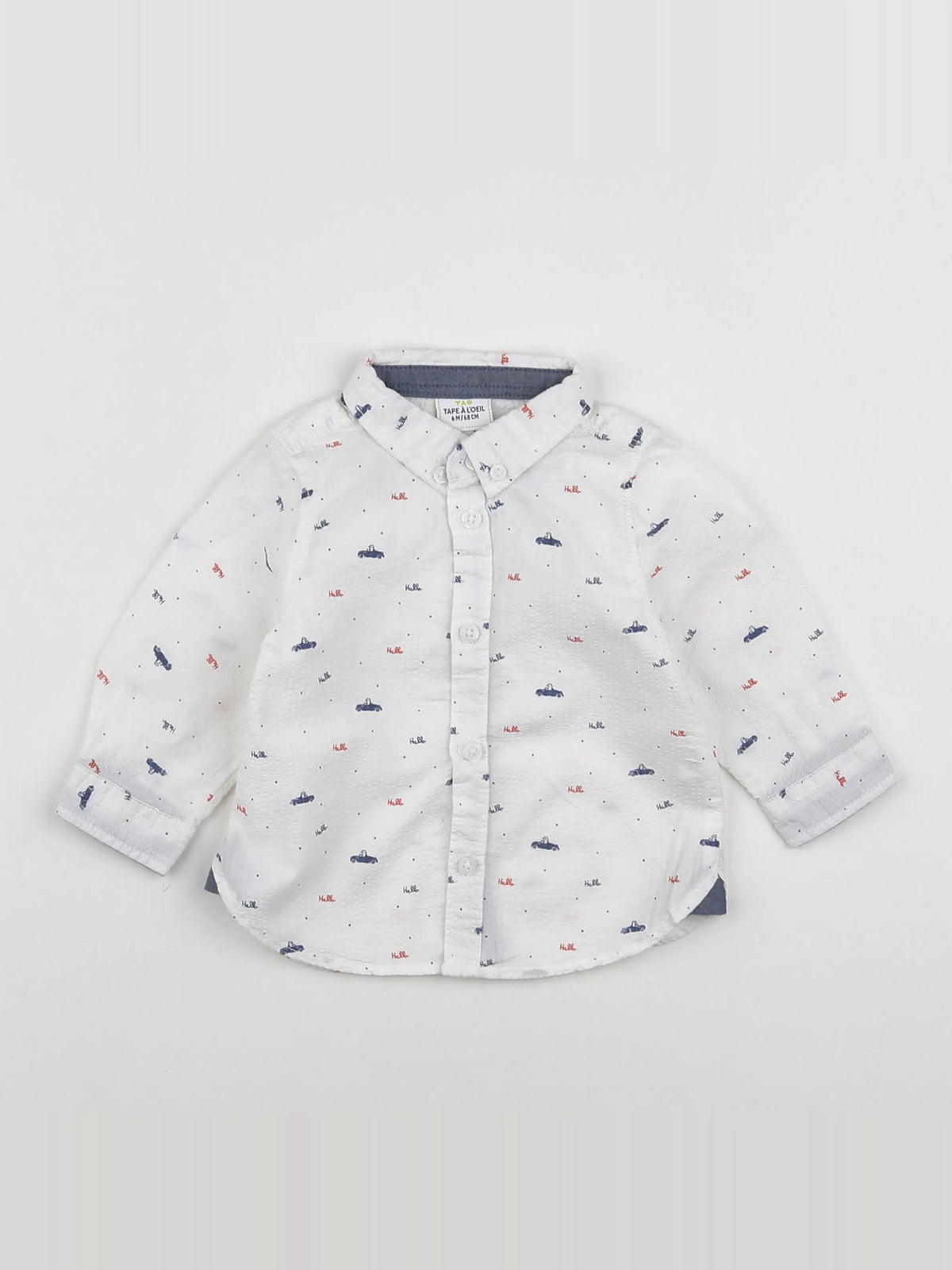 Tape à l'oeil - chemise blanc - 6 mois