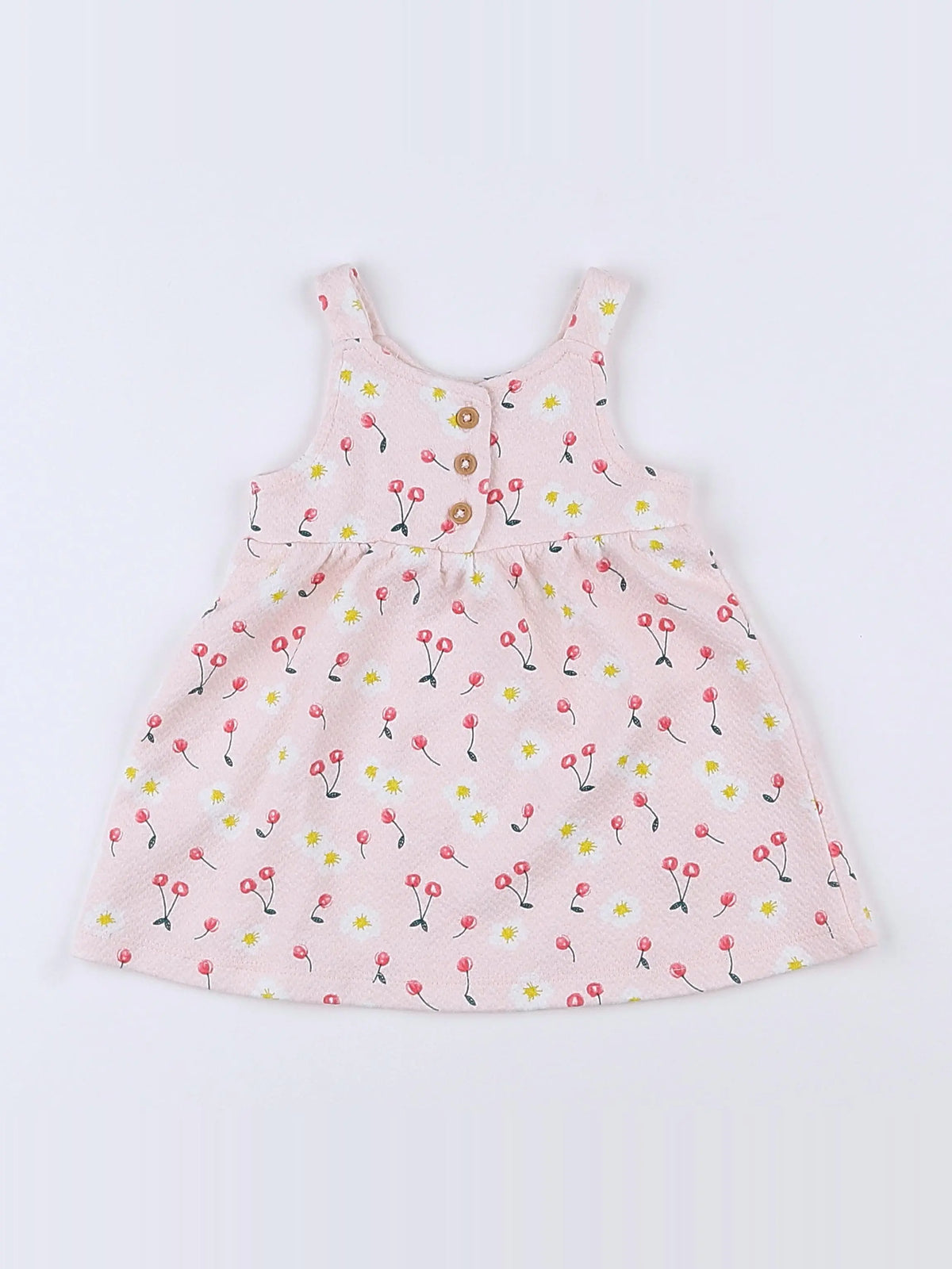 Vertbaudet - robe rose - 3 mois