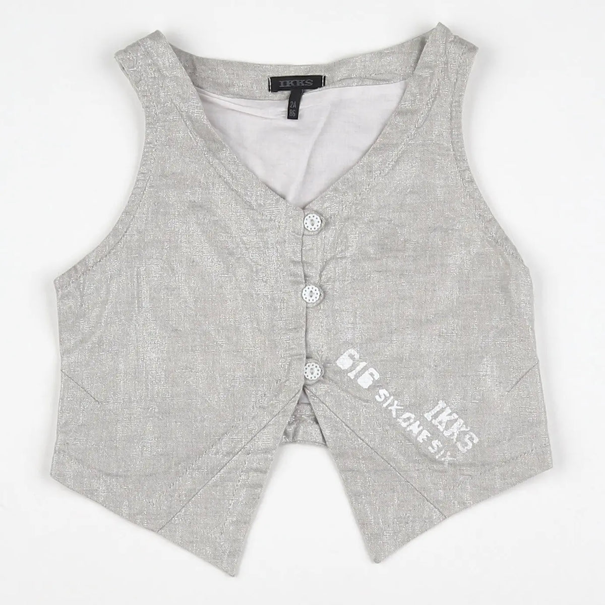 IKKS - veste argent, beige - 2 ans