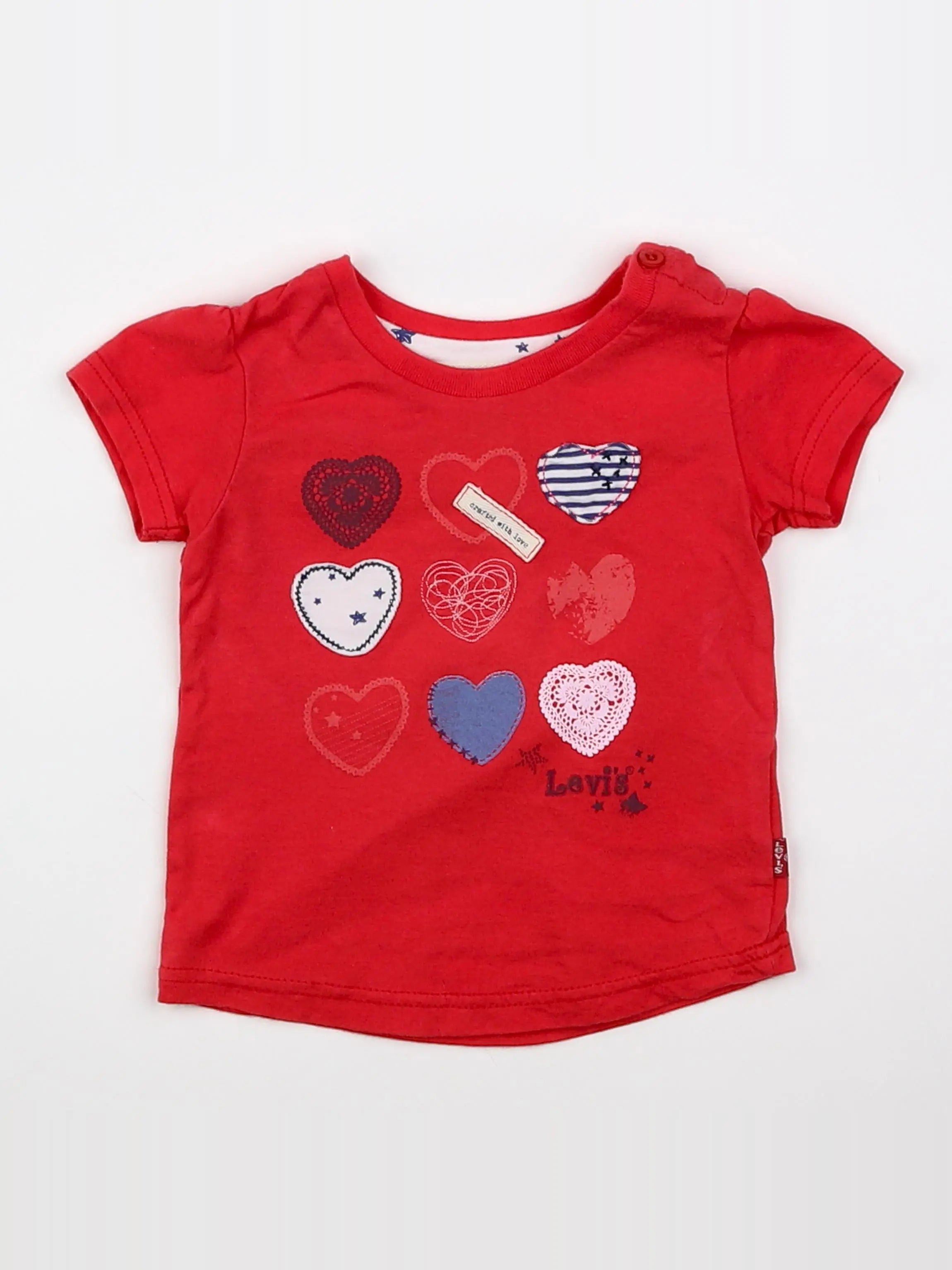 Levi's - tee-shirt rose - 6 mois