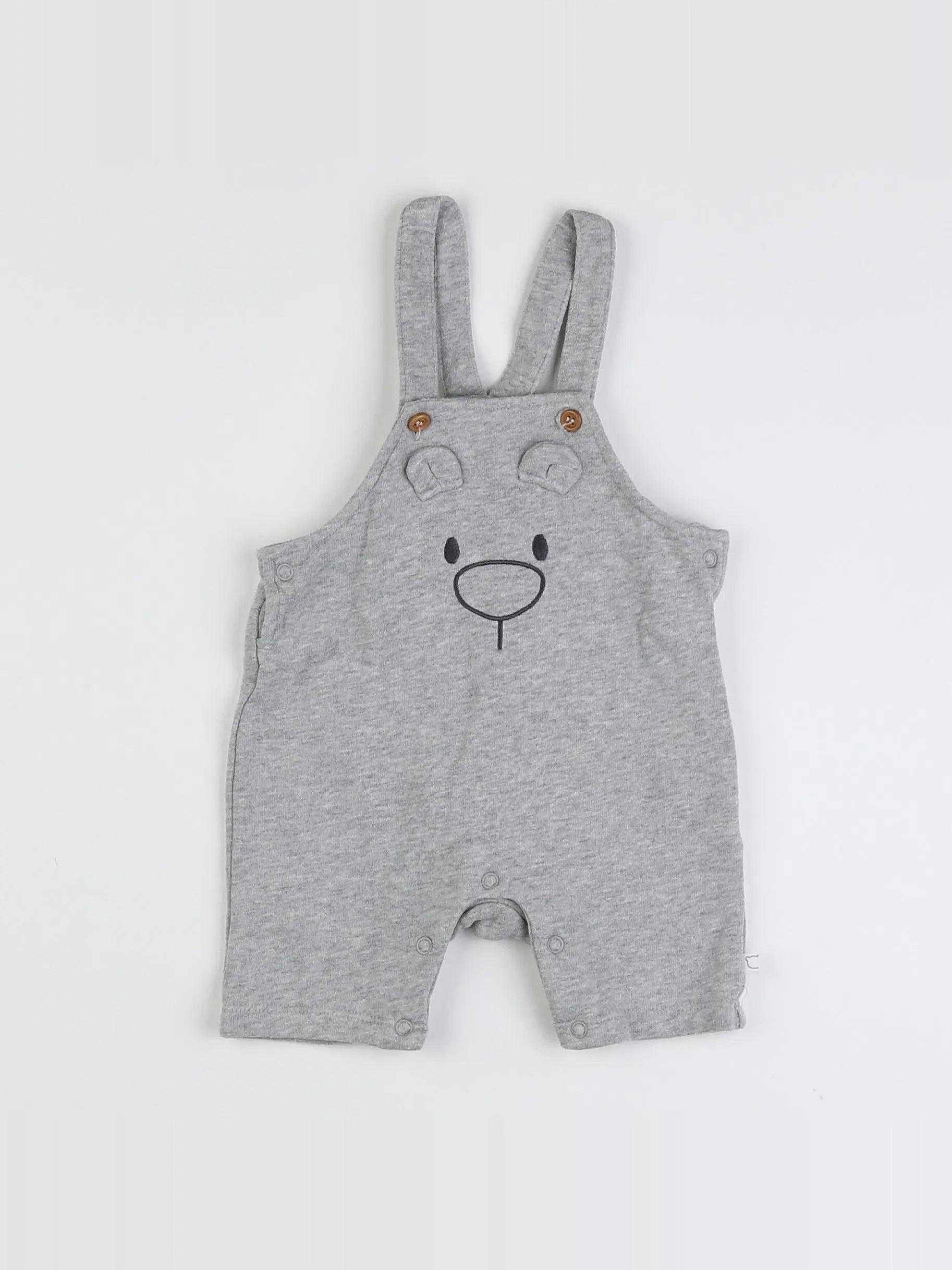 Noukie's - salopette gris - 6 mois