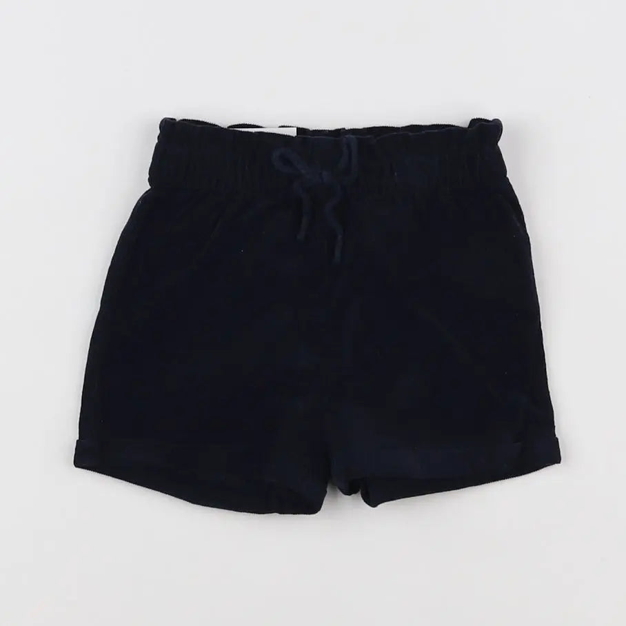 Vertbaudet - short bleu (état neuf) - 9 mois