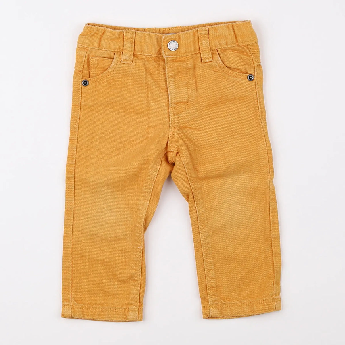 Vertbaudet - jean orange - 9 mois