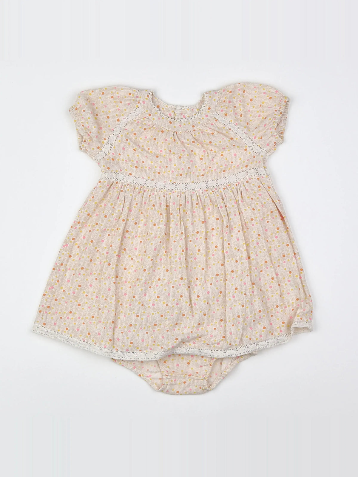 Boutchou - robe multicolore - 12 mois