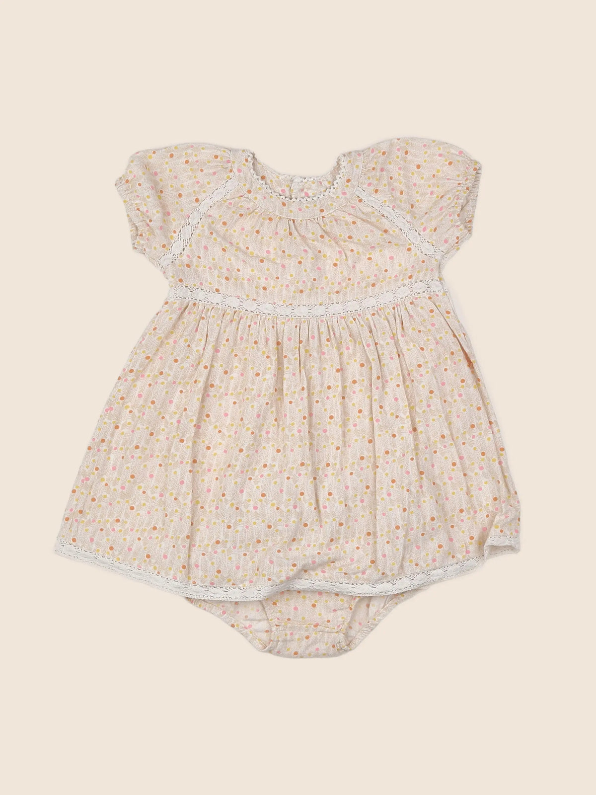 Boutchou - robe multicolore - 12 mois