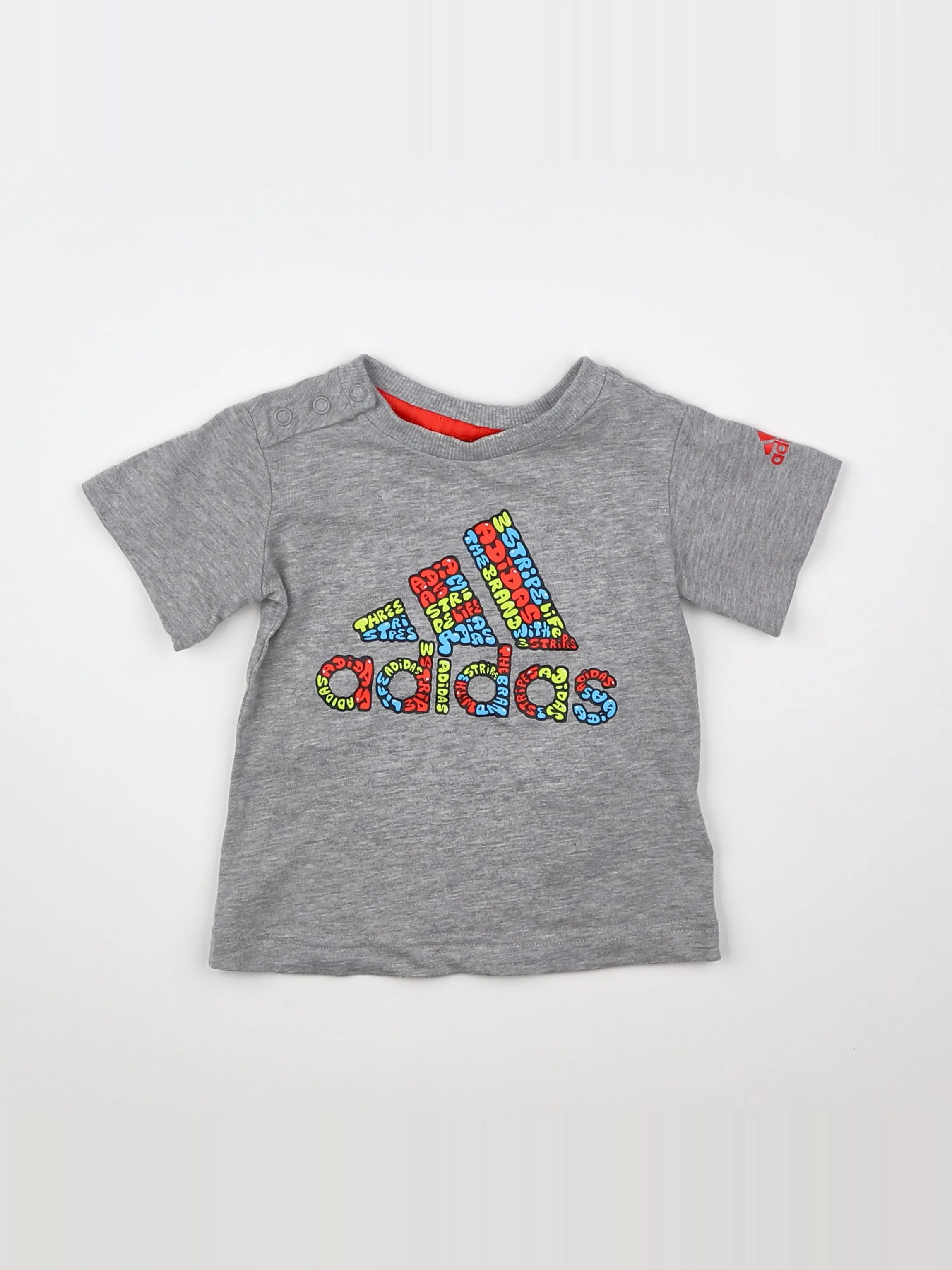Adidas - tee-shirt gris - 3/6 mois