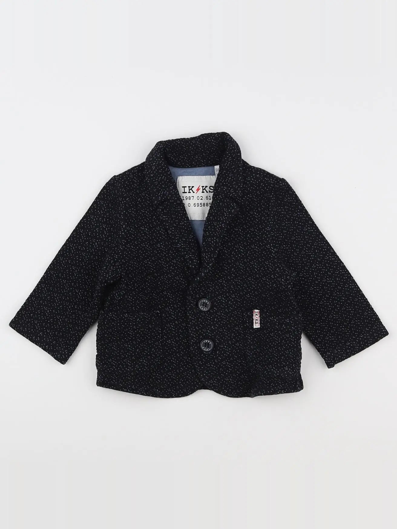 IKKS - veste noir - 6 mois