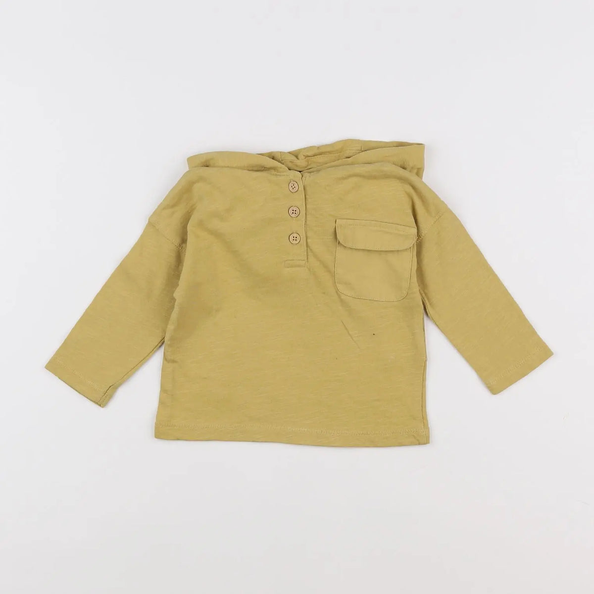 Vertbaudet - tee-shirt jaune - 9 mois