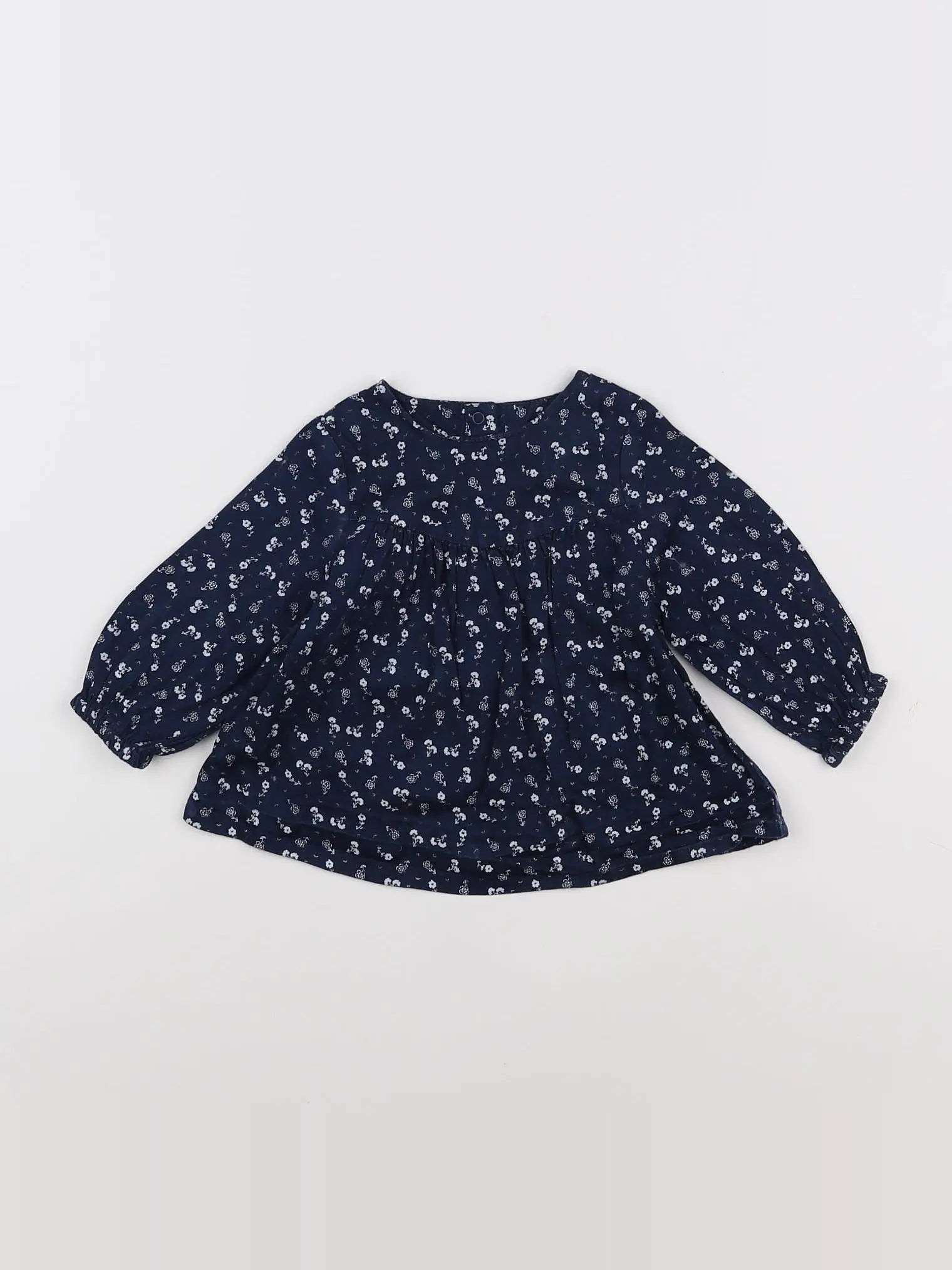 Tape à l'oeil - blouse bleu - 6 mois