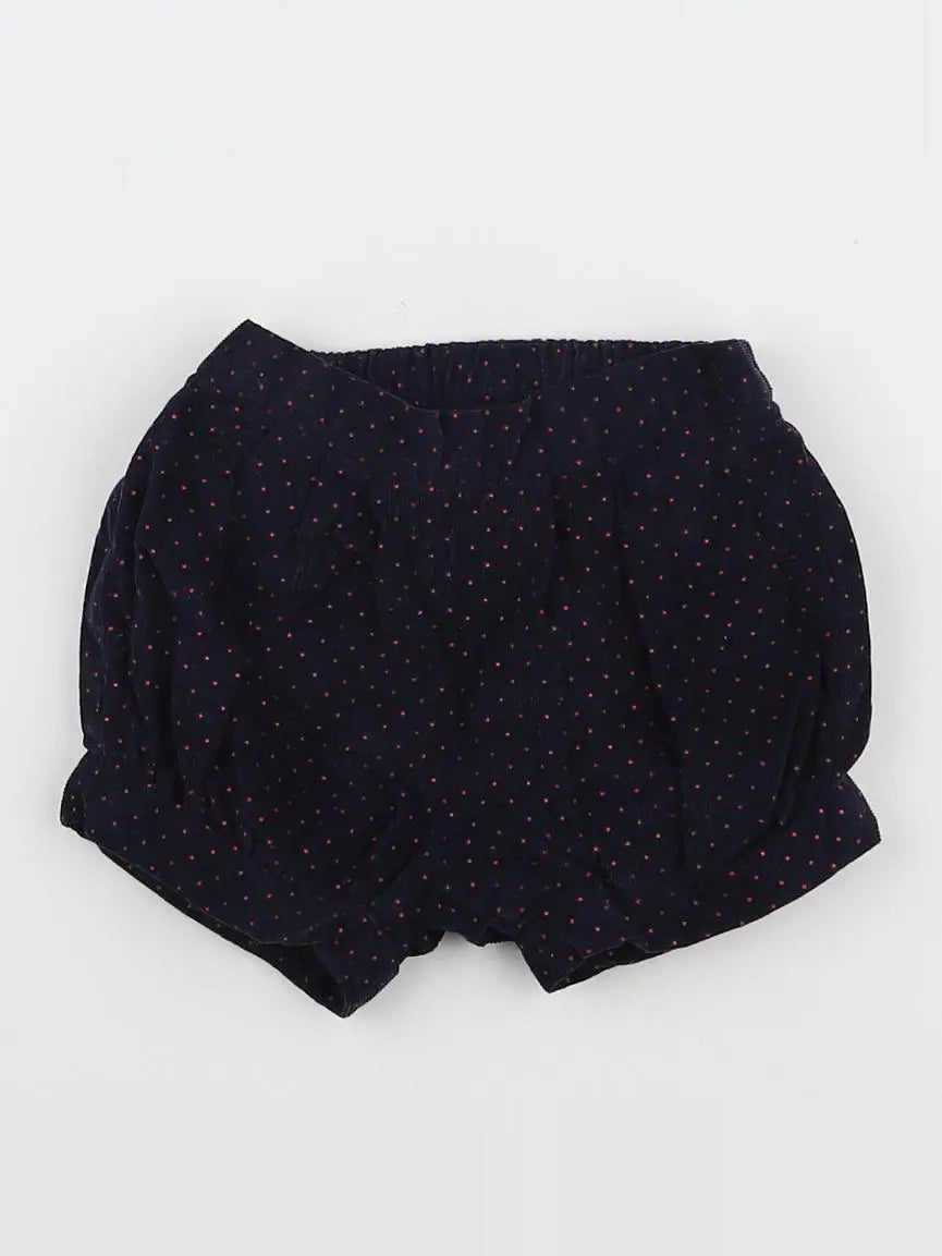 Jacadi - short bleu, rouge - 6 mois